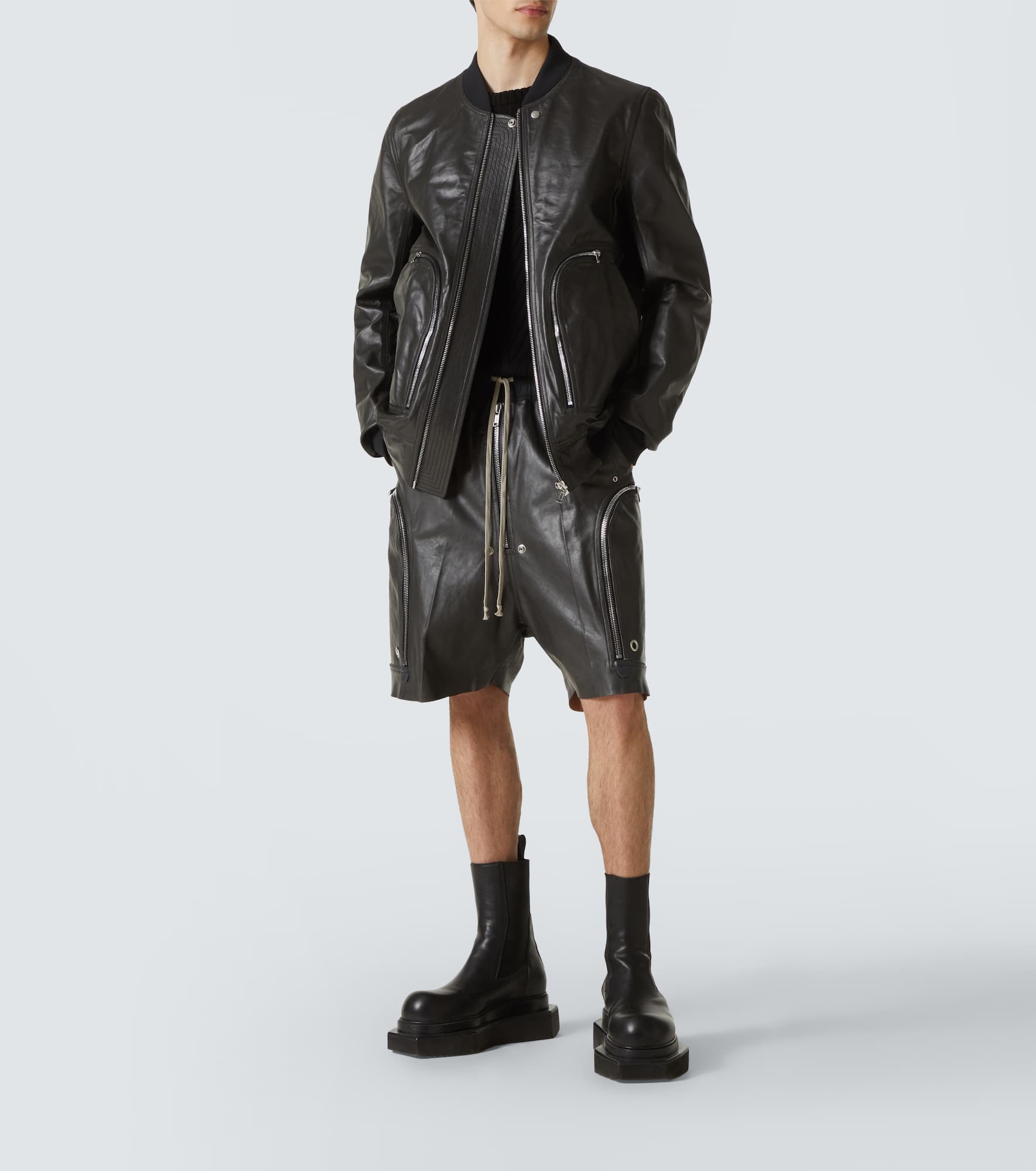 Bauhaus Flight leather bomber jacket - 2