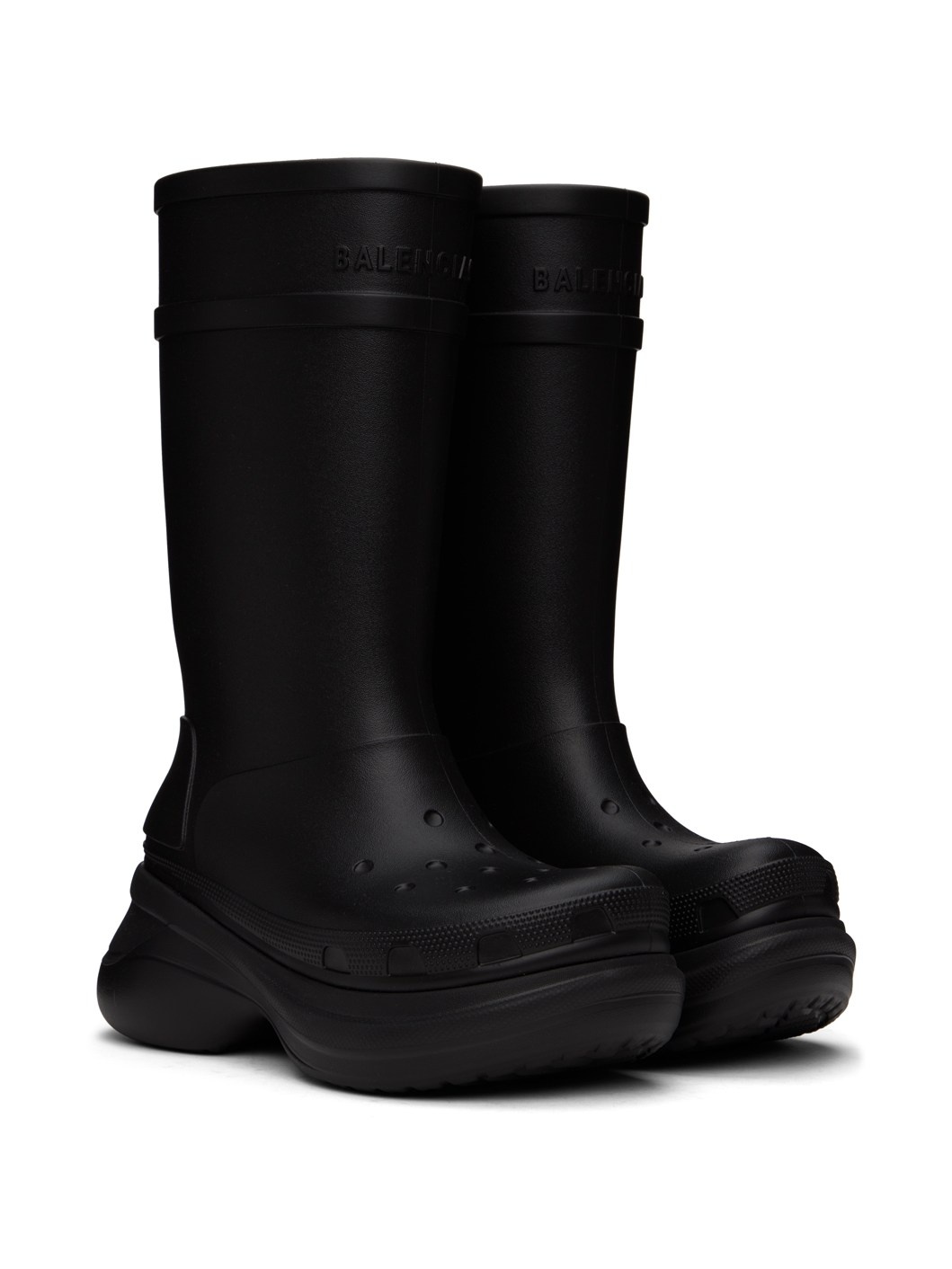 Black Crocs Edition Boots - 4