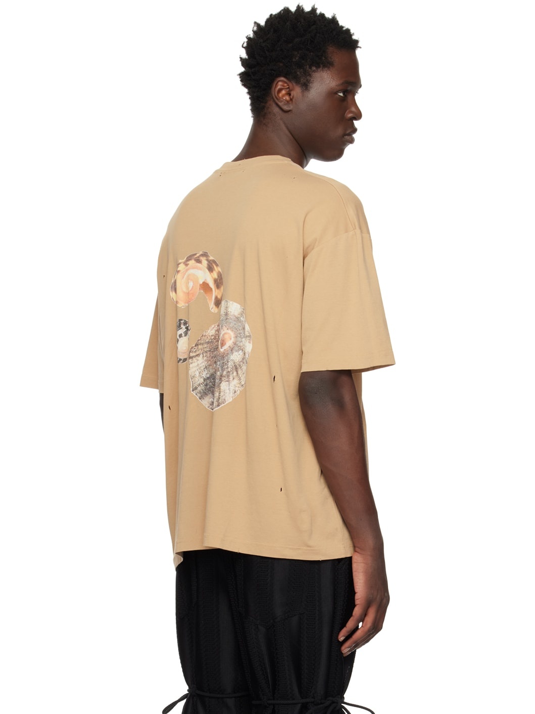 Tan Oversized T-Shirt - 3