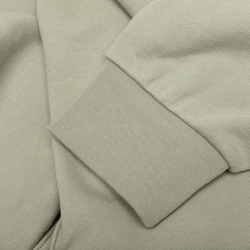 FEAR OF GOD ESSENTIALS WOMEN'S 3/4 SLEEVE HOODIE - SEAFOAM - 5