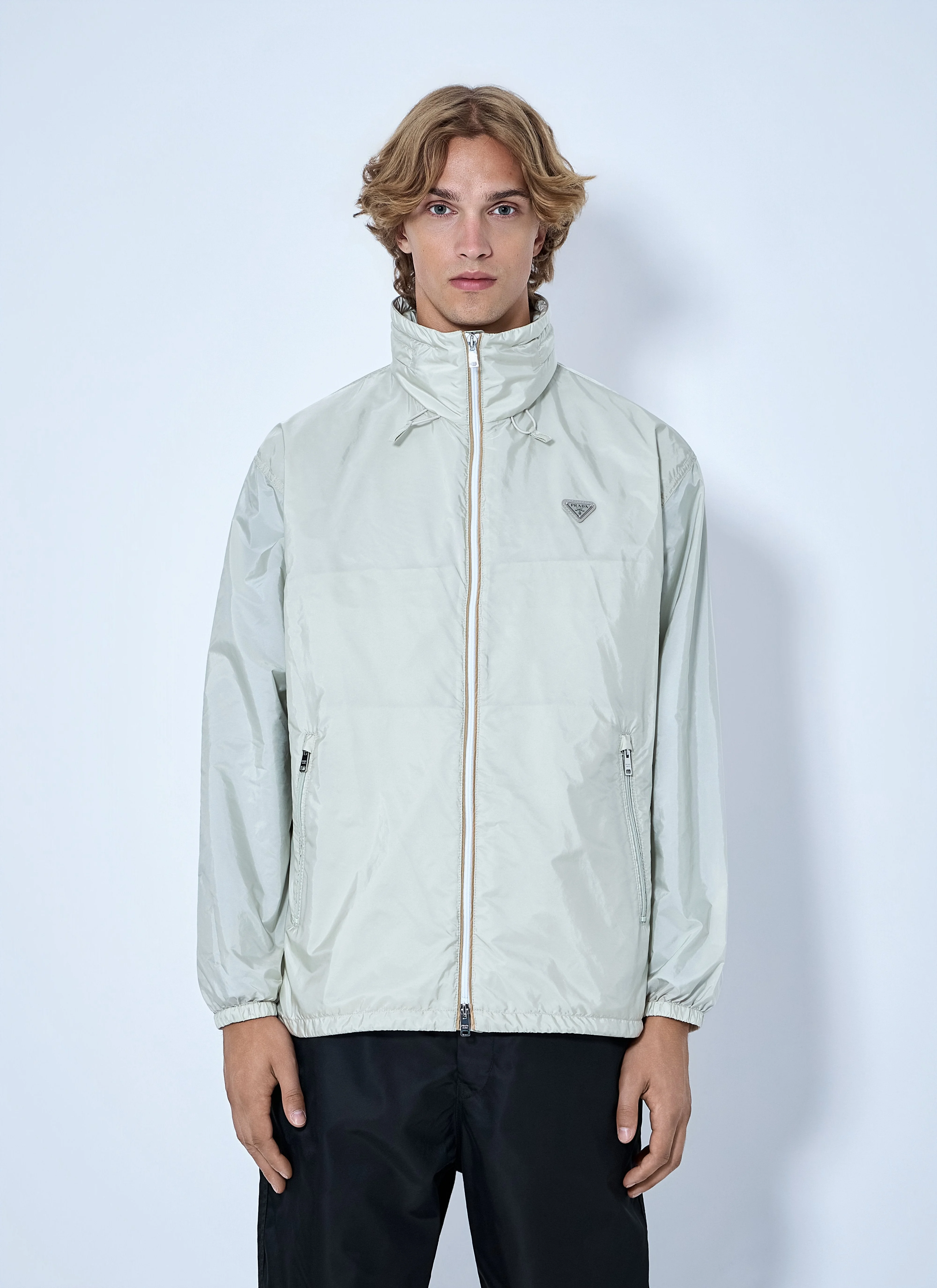 Prada Men High-Neck Zip Jacket - 1