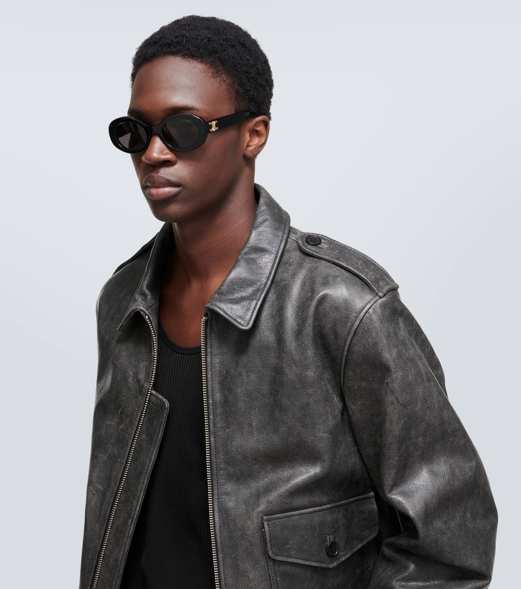 Triomphe 01 oval sunglasses - 3