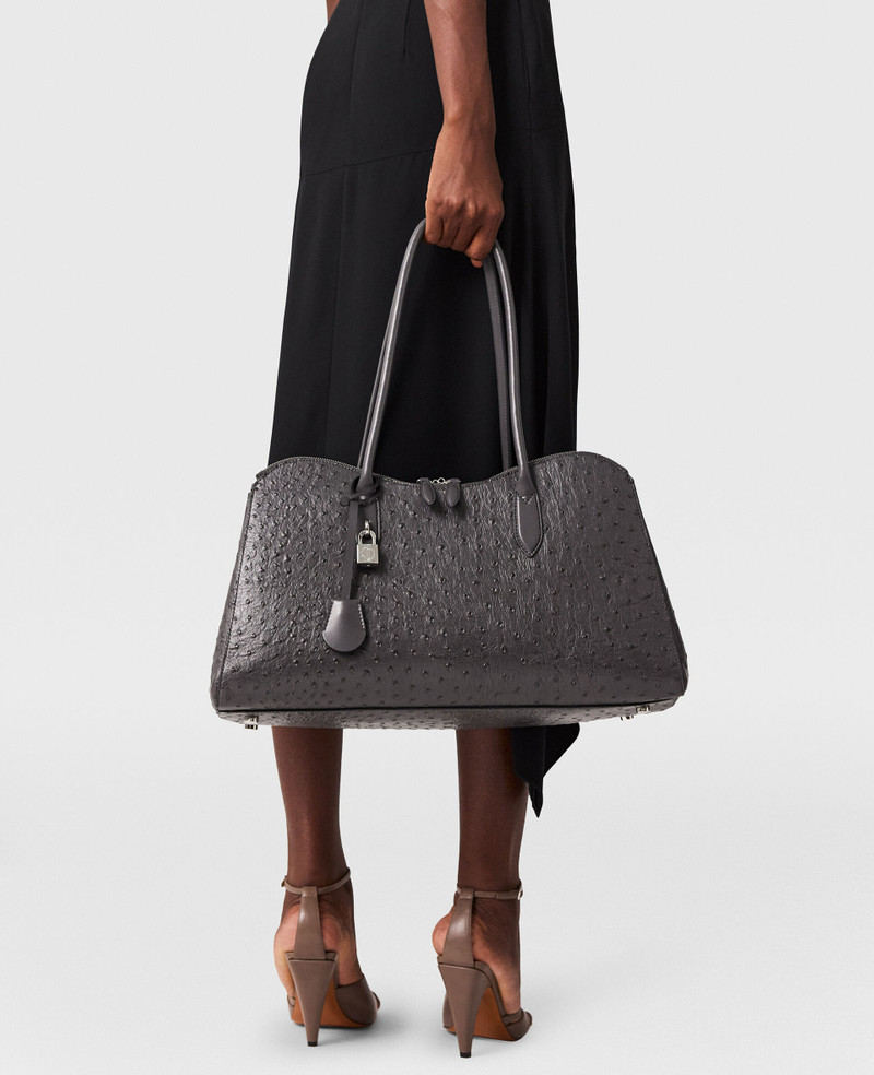 Ryder Ostrich Laptop Tote 2