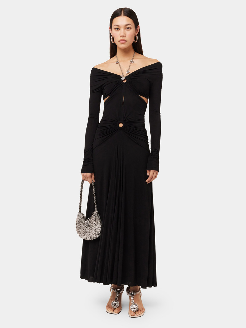 LONG BLACK DRESS IN JERSEY 1