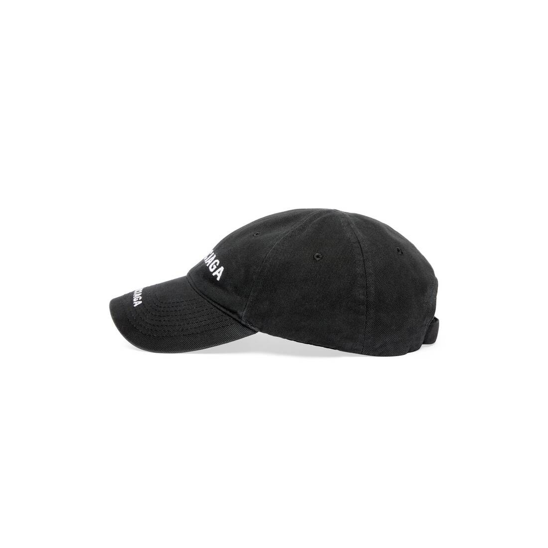 Double Logo Cap in Black Faded - 4