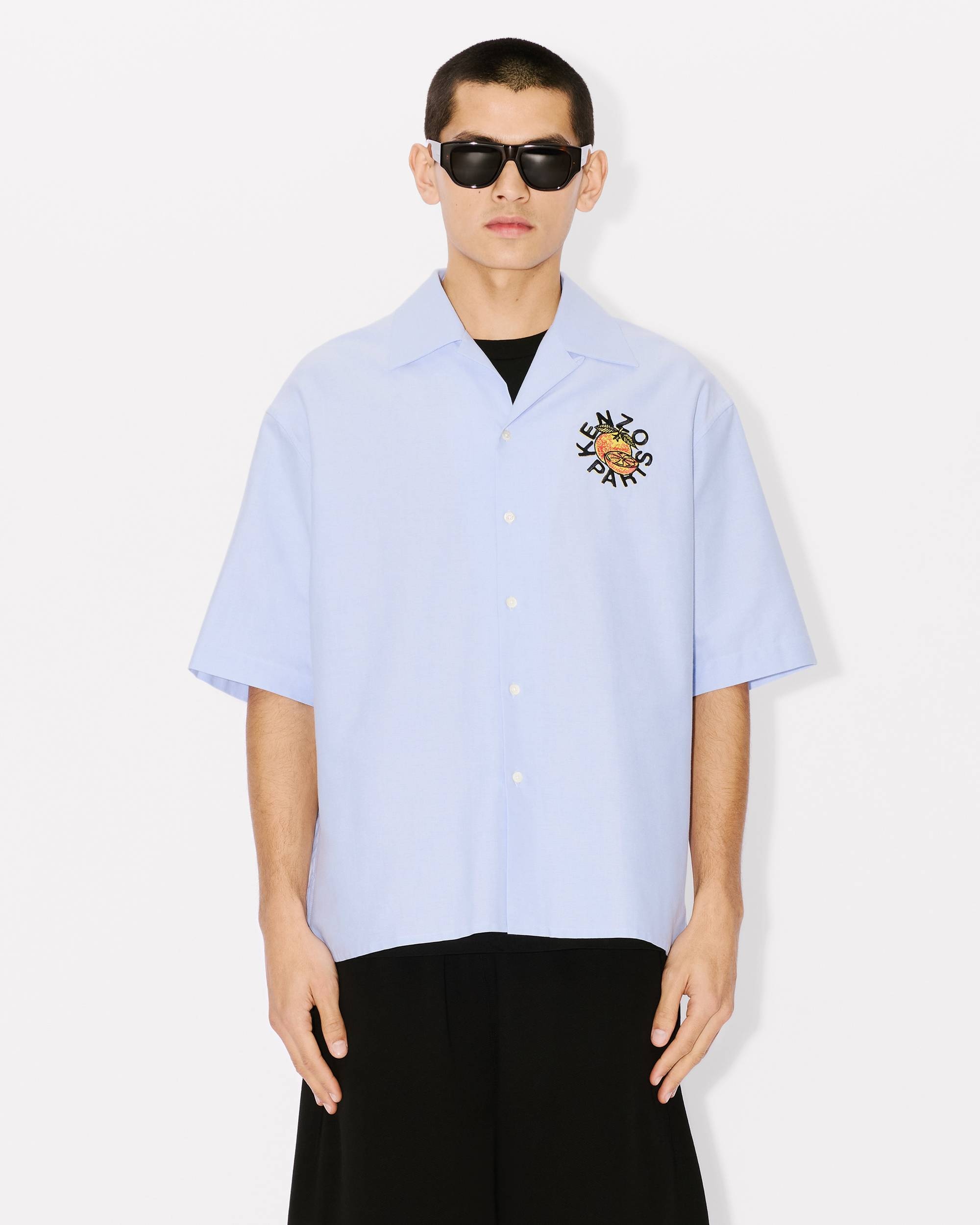 'KENZO Orange' hawaiian shirt - 3