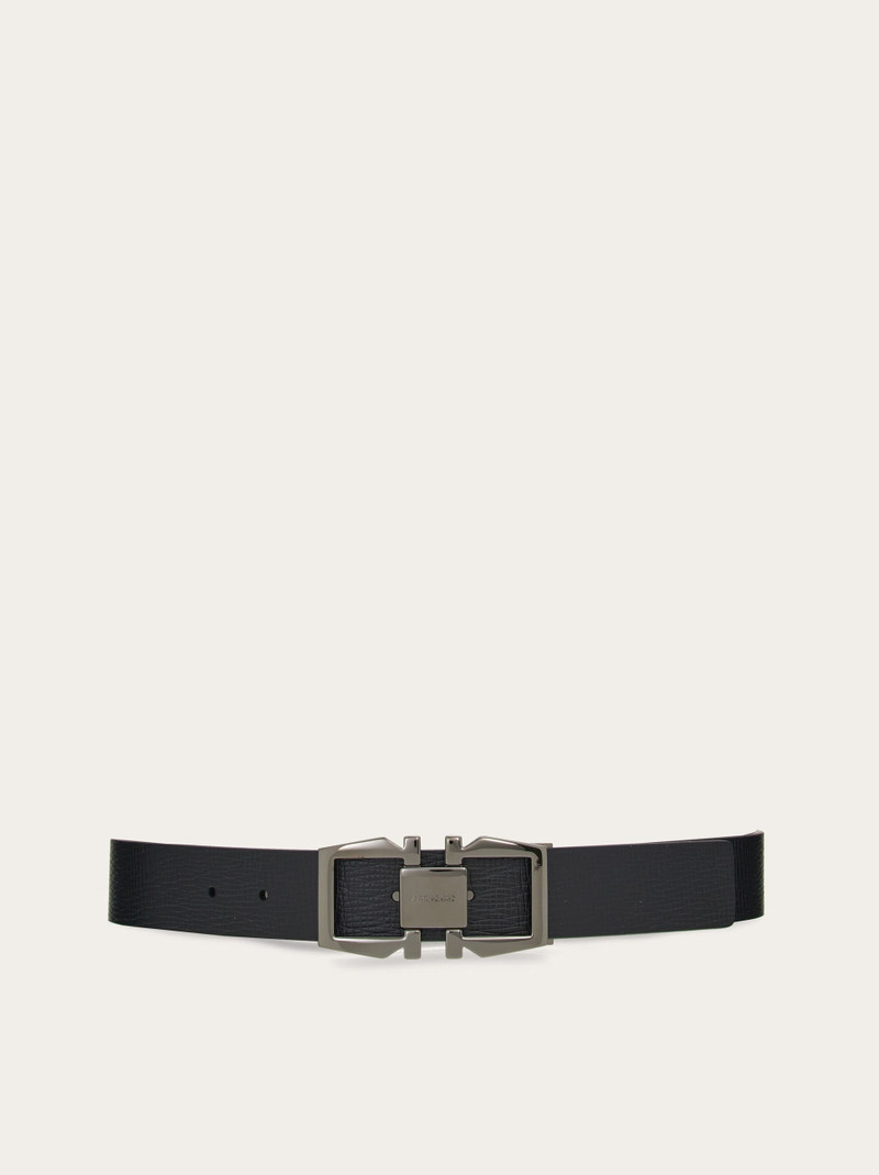 Reversible and adjustable Gancini belt 1