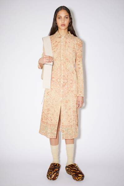 Acne Studios Jacquard dress - Peach orange outlook