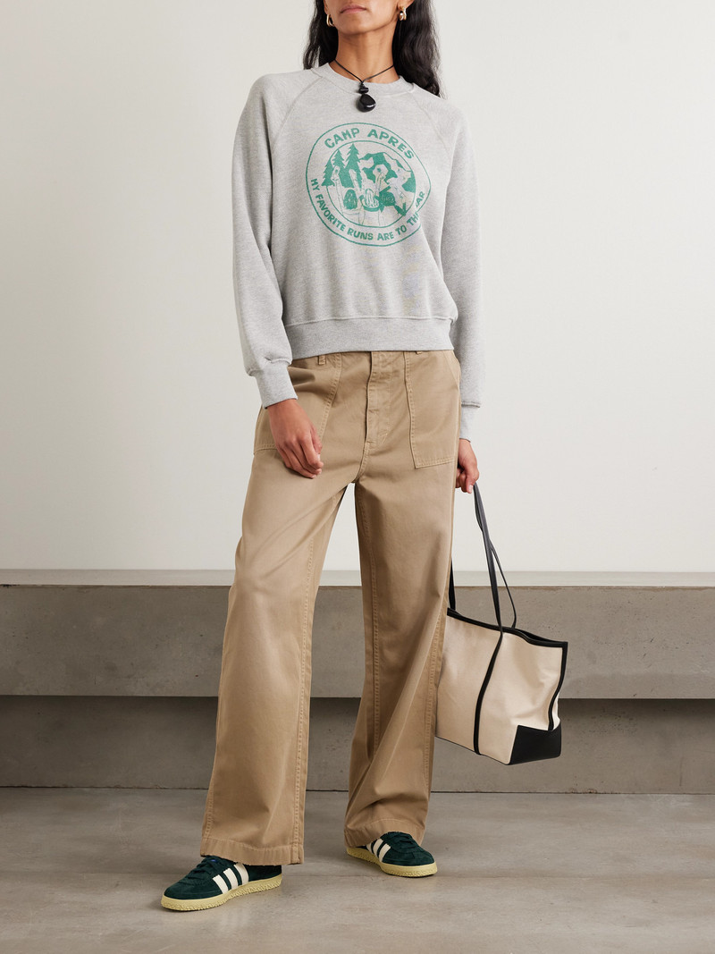 RE/DONE Printed Cotton-jersey Sweatshirt outlook