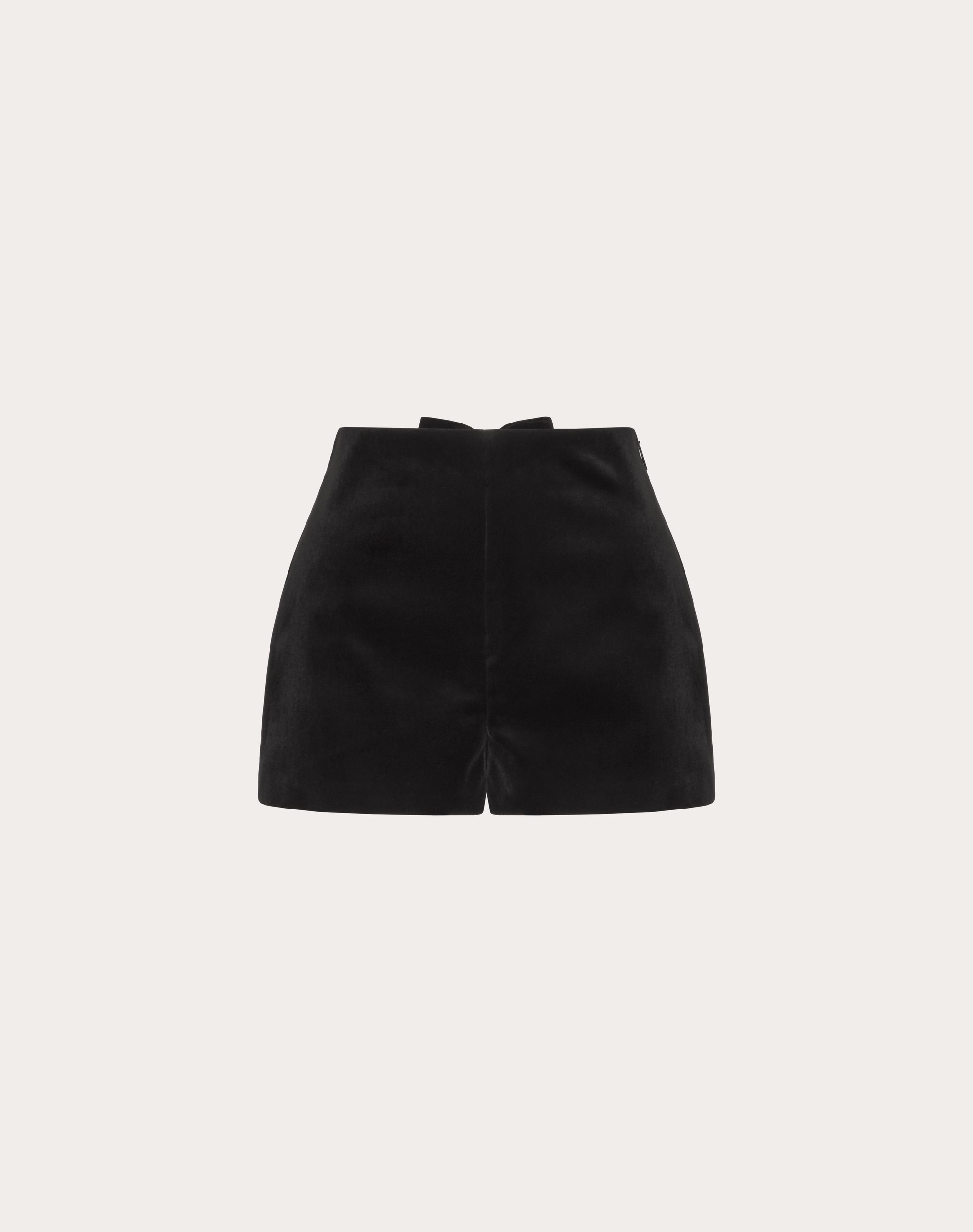 VALENTINO BLACK シルク SHORT Valentino Garavani Metallic V Logo Jacquard Shorts | Neiman