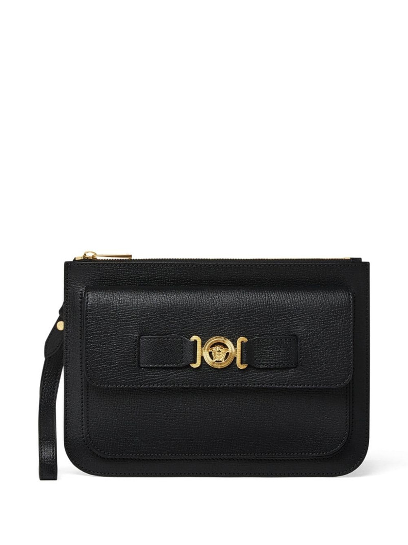 Medusa Biggie leather clutch bag 1