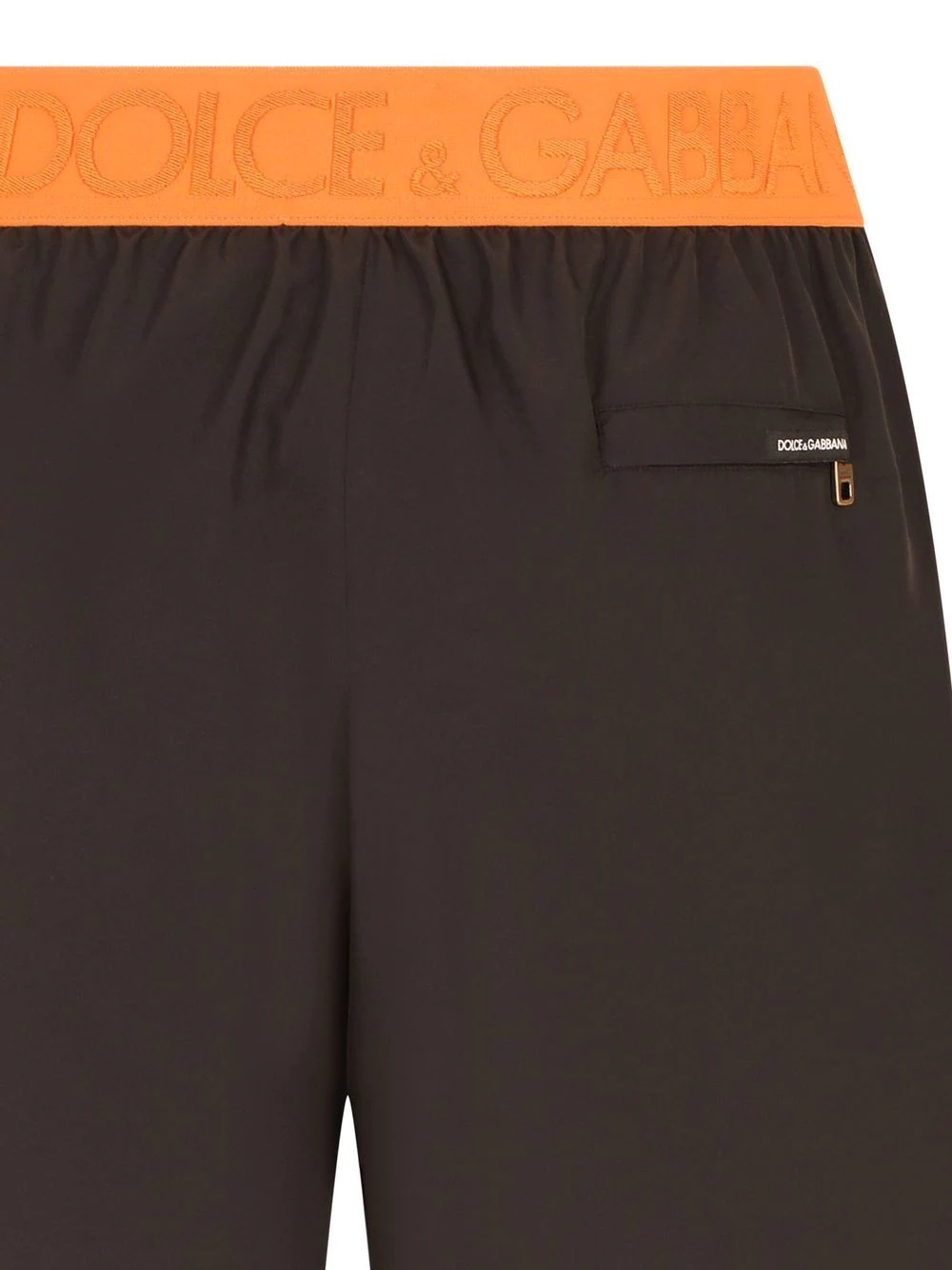 logo-patch two-tone swim shorts - 4