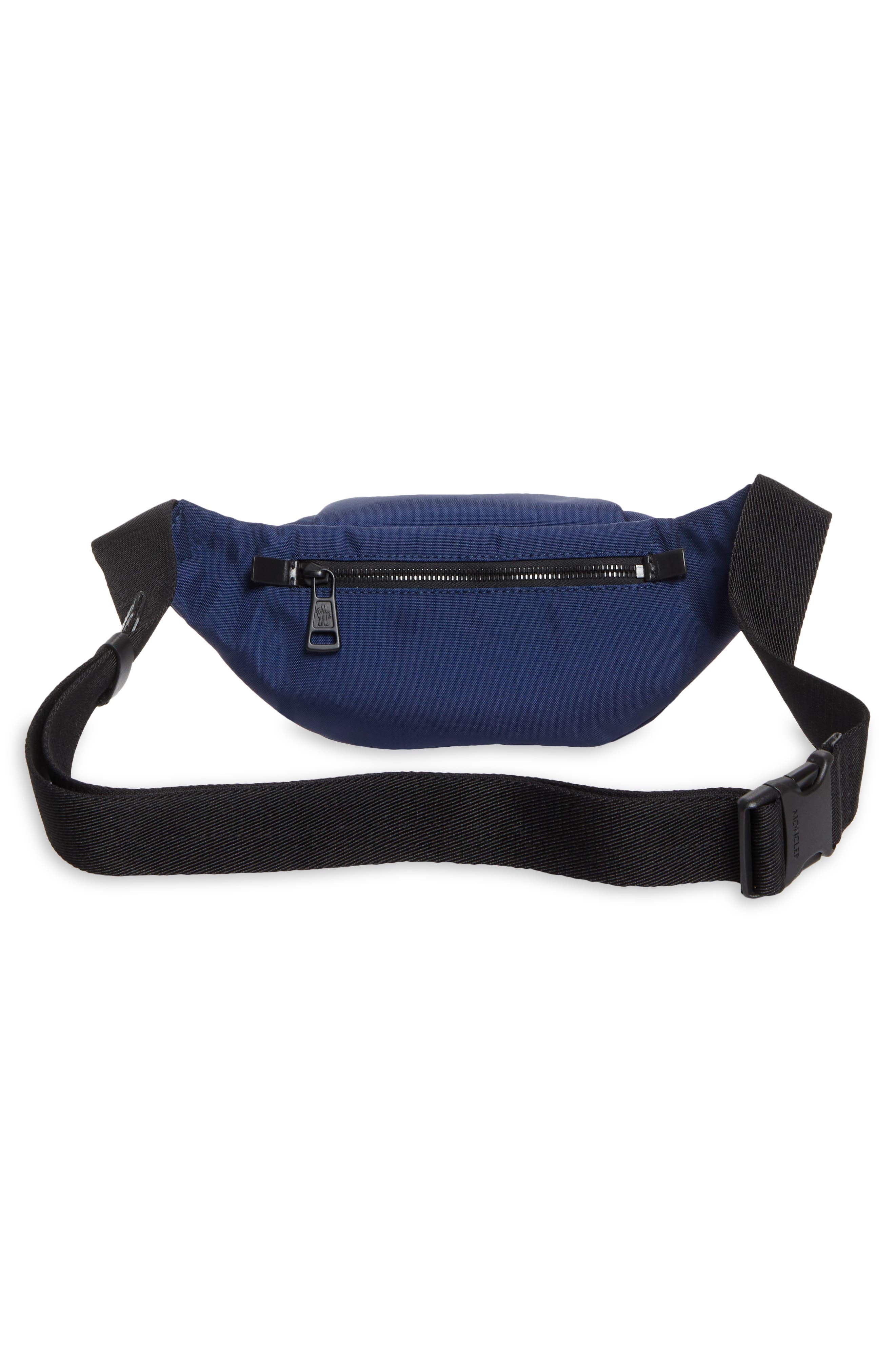 Moncler Small Durance Water Repellent Belt Bag in Blue Space at Nordstrom - 3