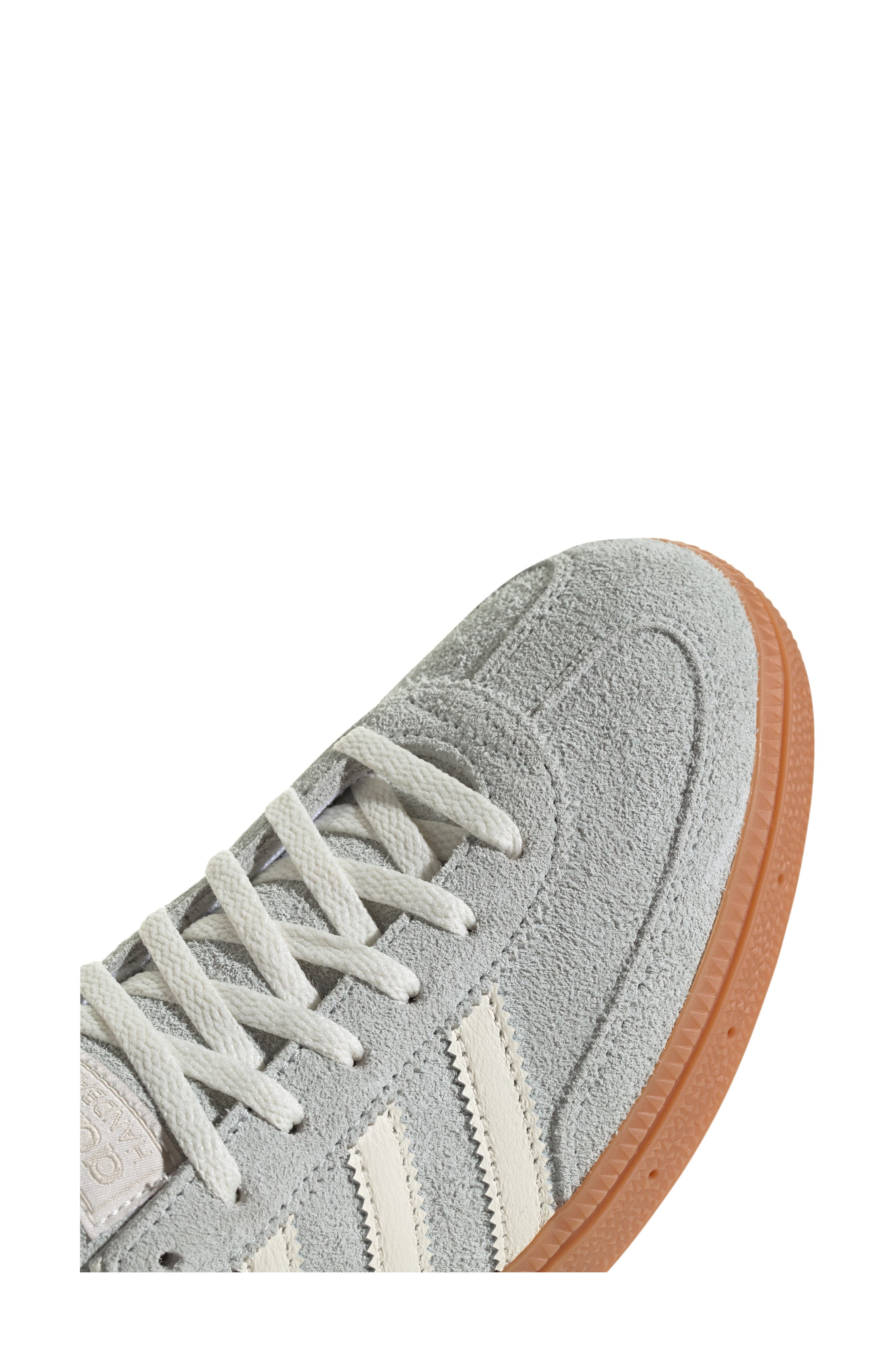 adidas Handball Spezial Sneaker in Wonder Silver/Off White/Gum at Nordstrom - 8