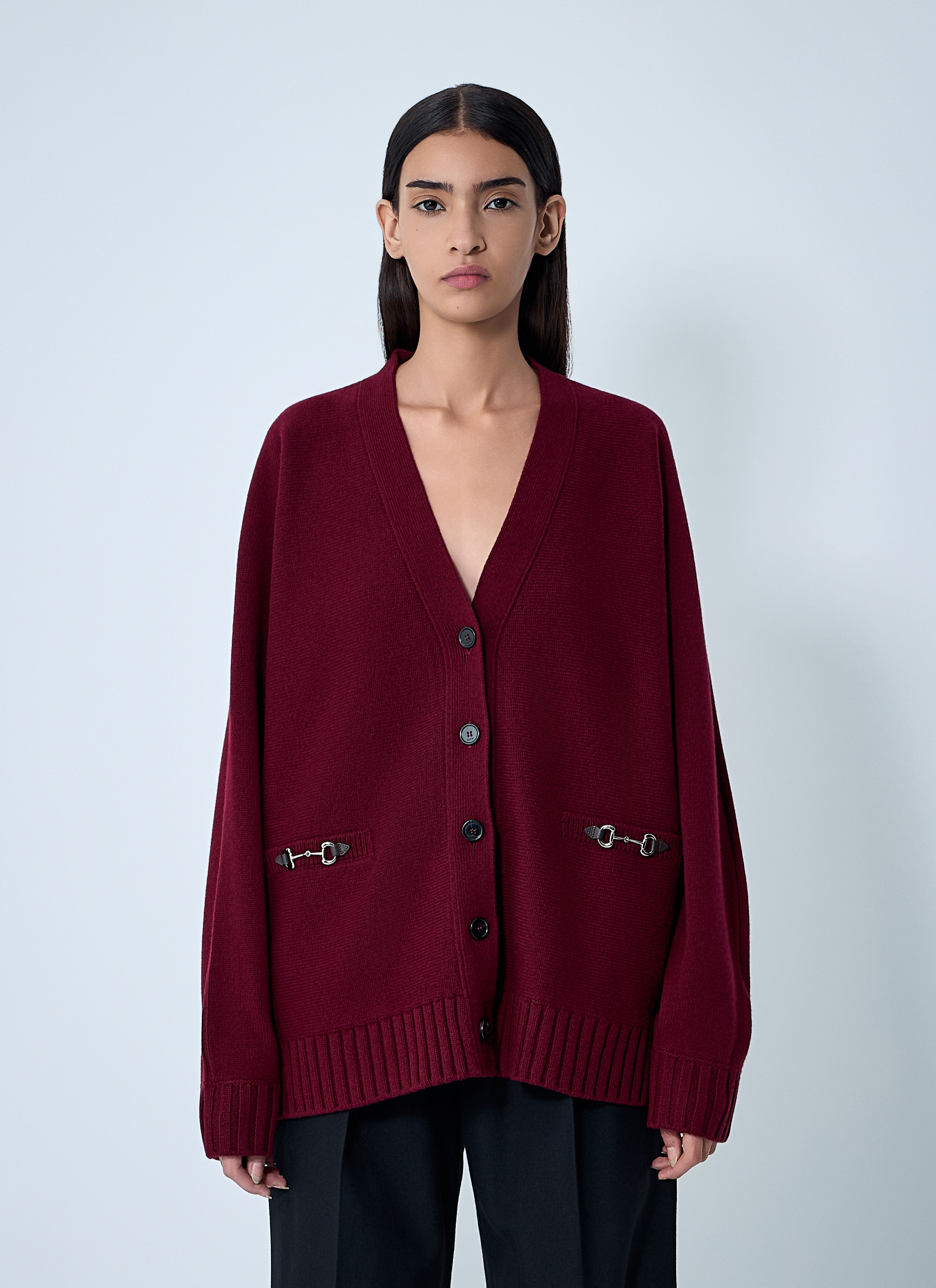 Logo Motif Cardigan - 1