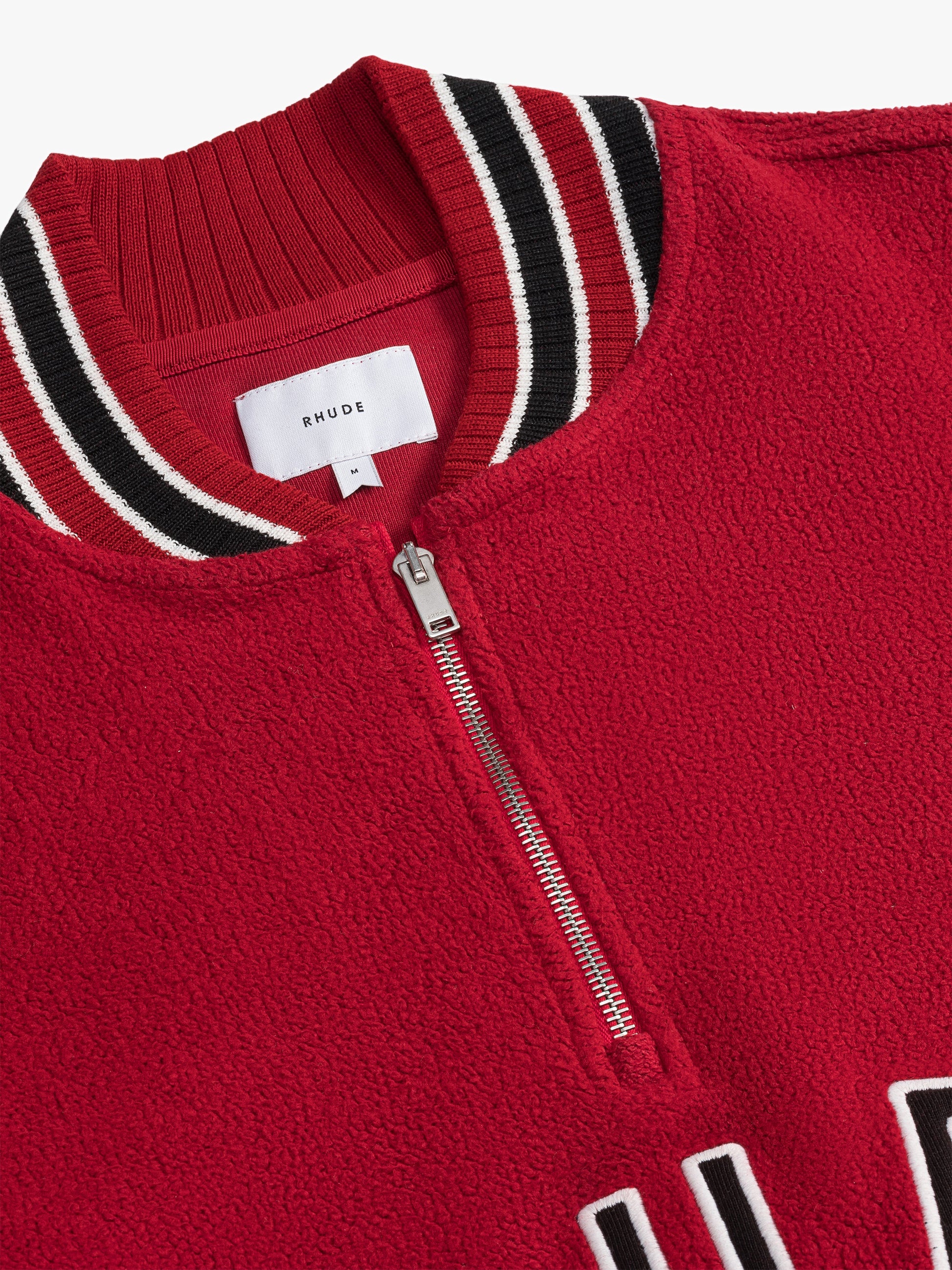 RHUDE QUARTER-ZIP VARSITY - 4