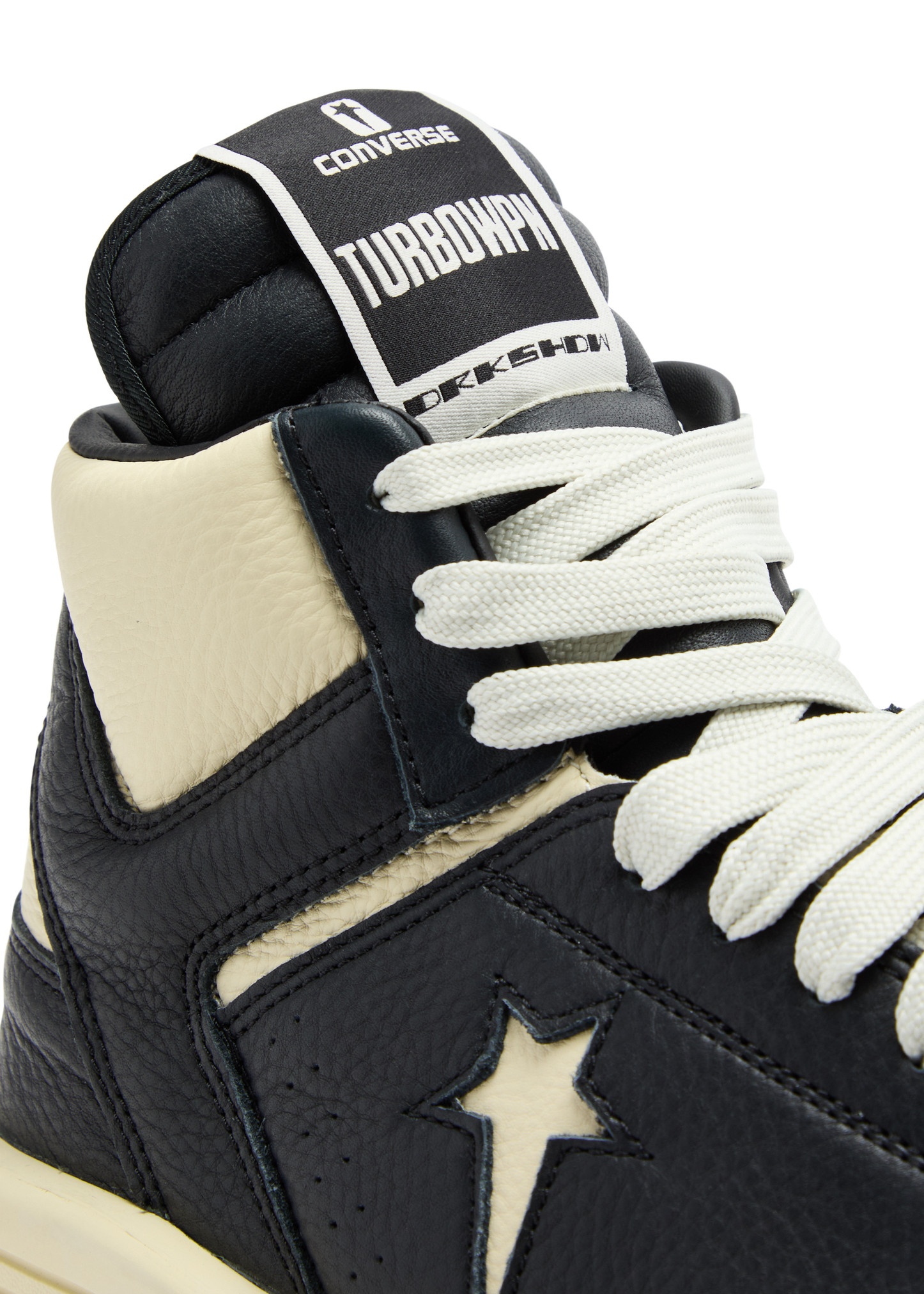 X Converse Turbowpn panelled leather sneakers - 4