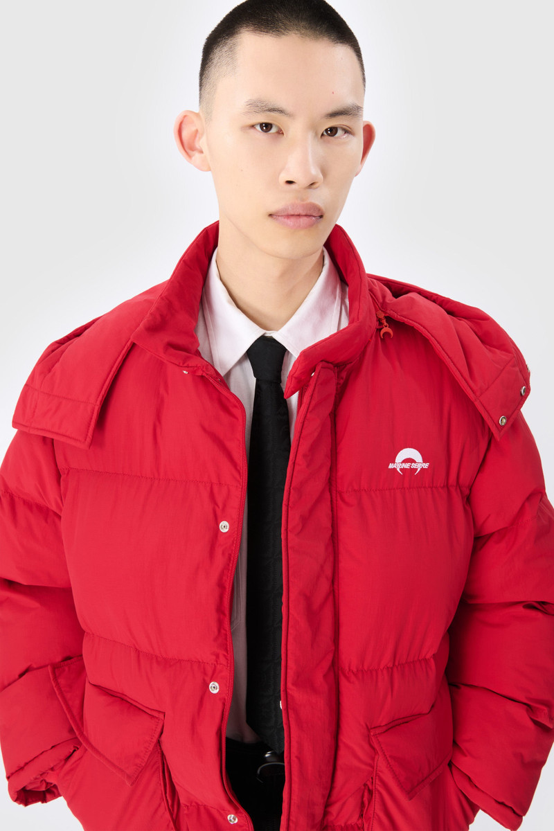 Marine Serre Ms Sport Nylon Puffer Coat outlook
