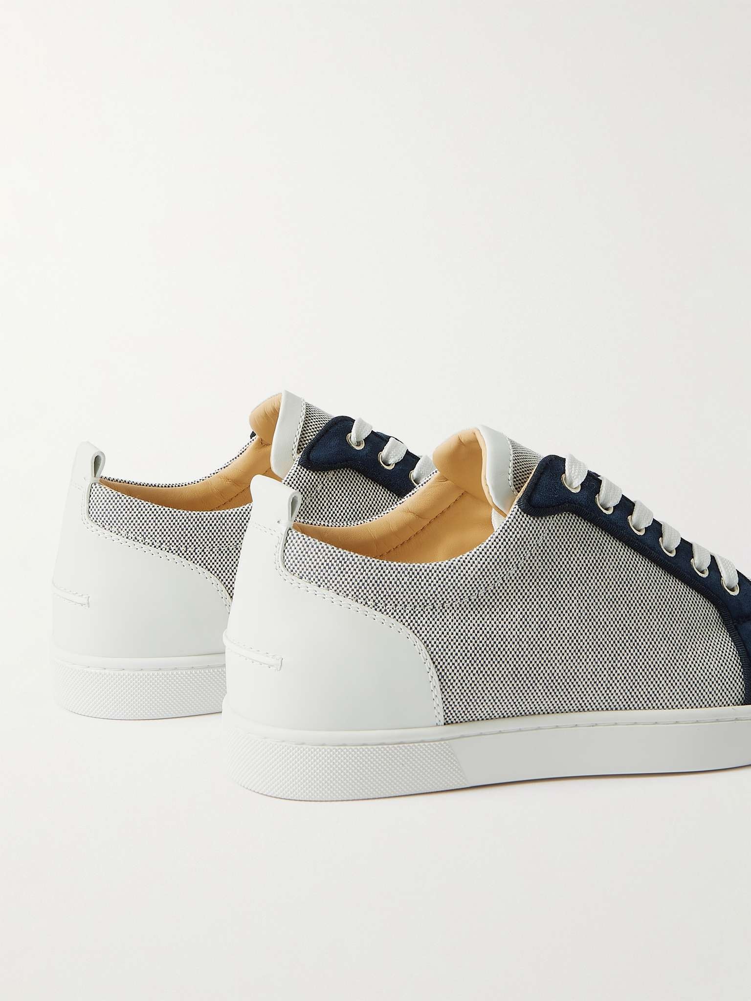 Rantulow Suede and Leather-Trimmed Canvas Sneakers - 5