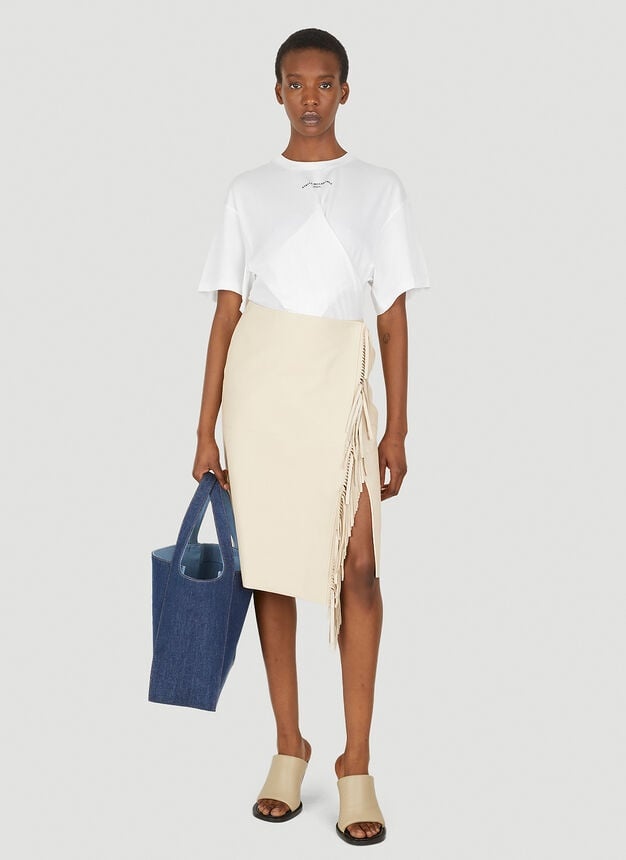 Stella McCartney Fringed Alter Mat Skirt | REVERSIBLE