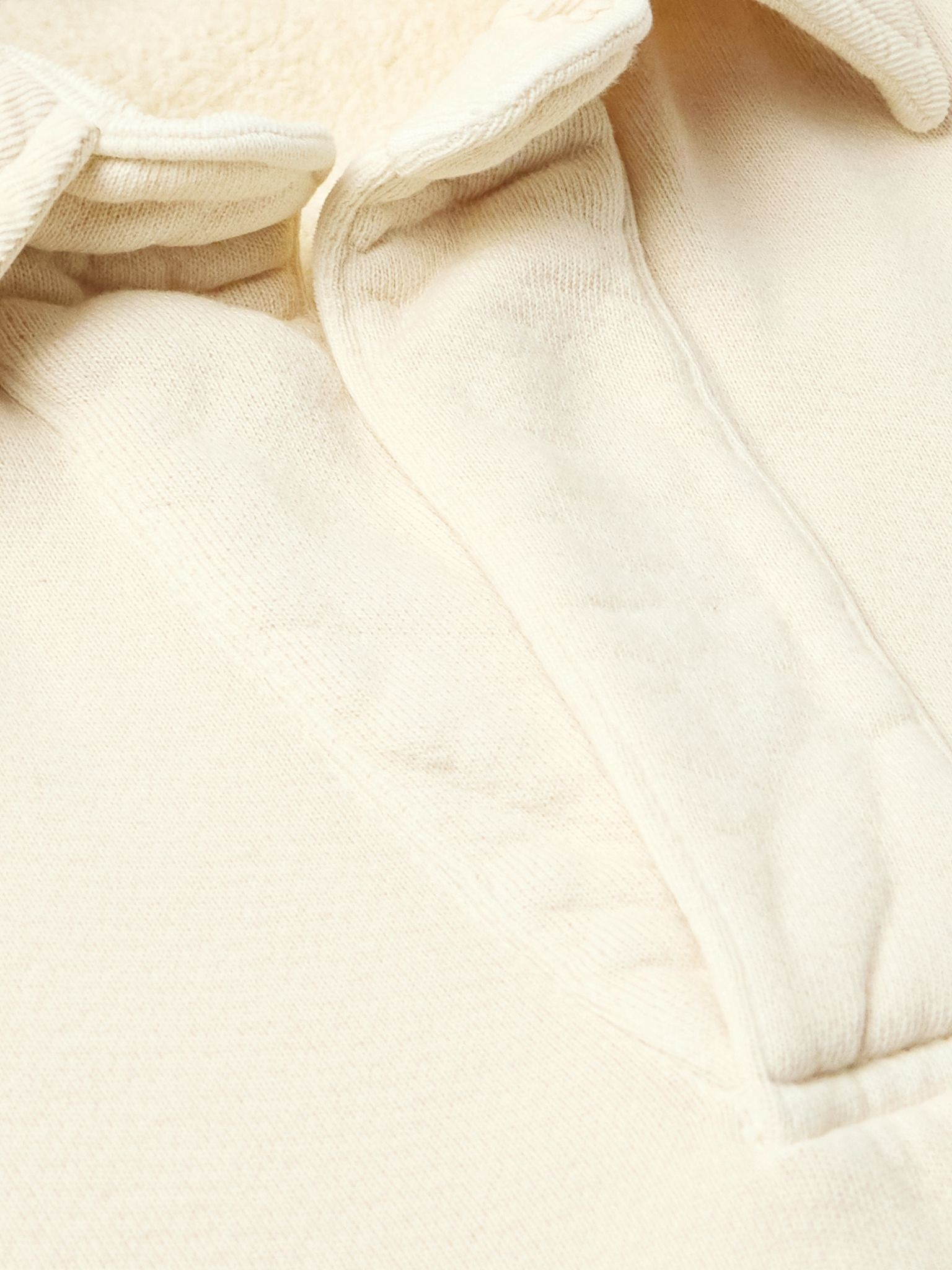 Cotton-Jersey Polo Shirt Ecru - 4