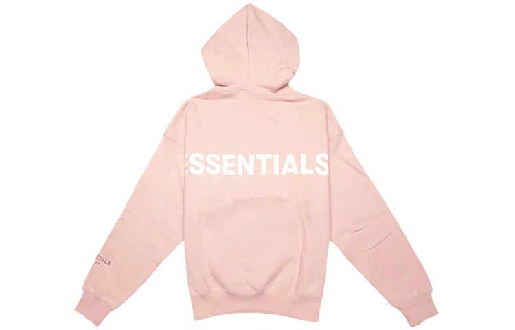 Fear of God Essentials FW19 Alphabet Logo Hoodie 'Blush Pink' FOG-FW19-57 - 2
