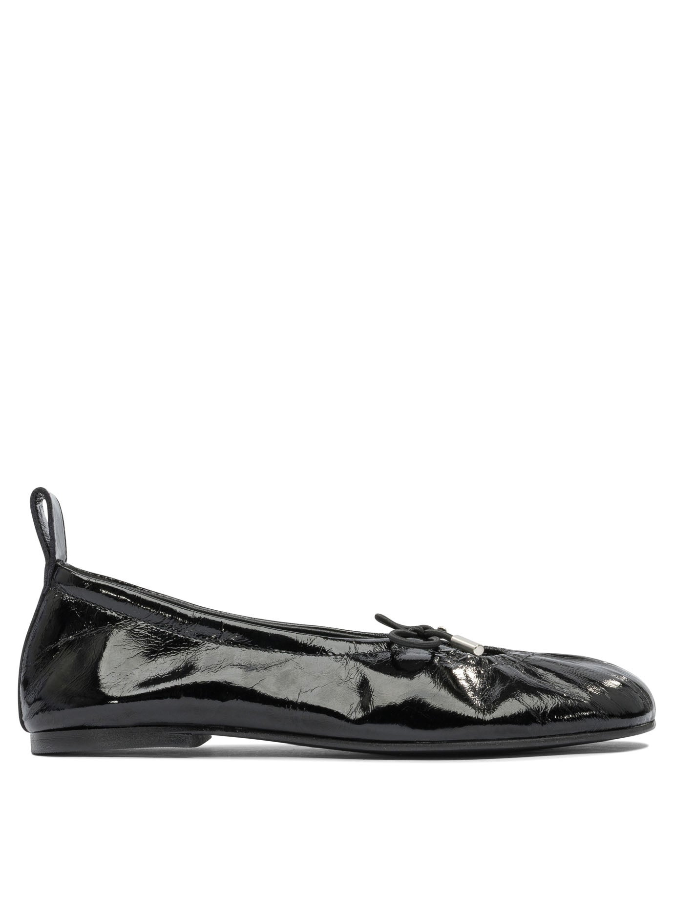 Alohas - Alohas Rosalind Onix Black Leather Ballet Flats - 1