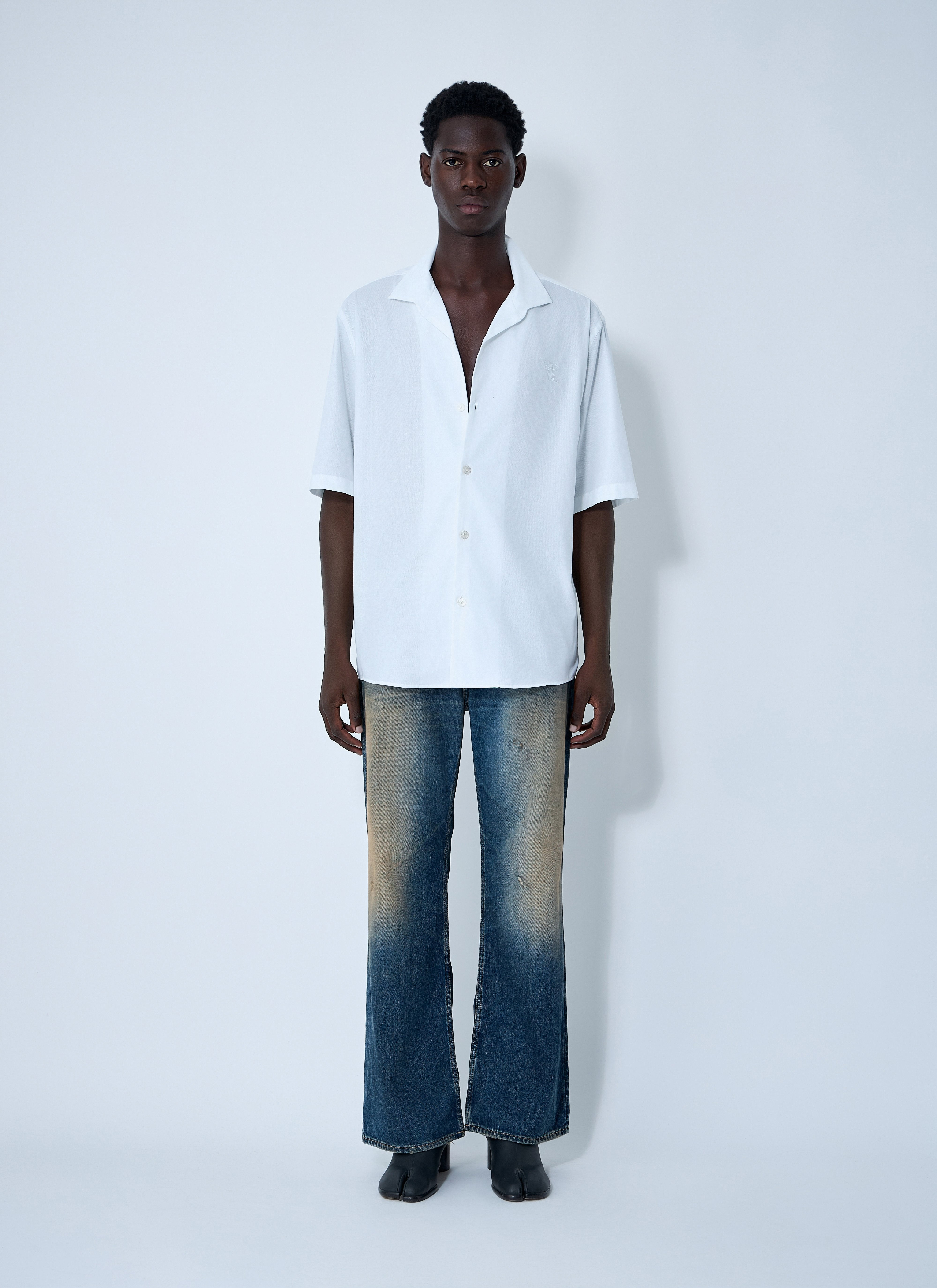 Acne Studios Men Logo Embroidery Shirt - 2