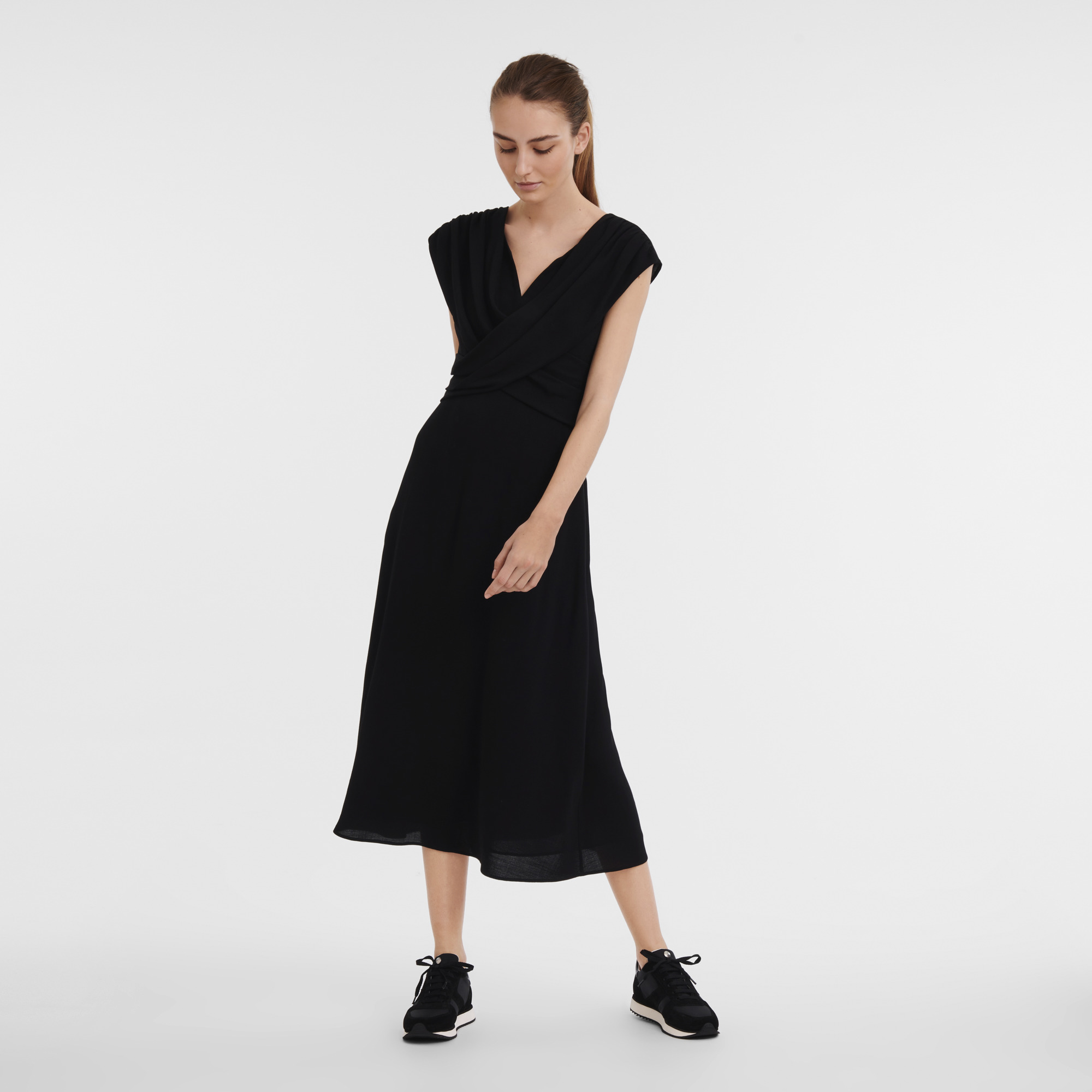 Dress Black - Crepe - 5