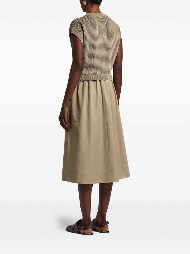 pocket cotton midi dress 3