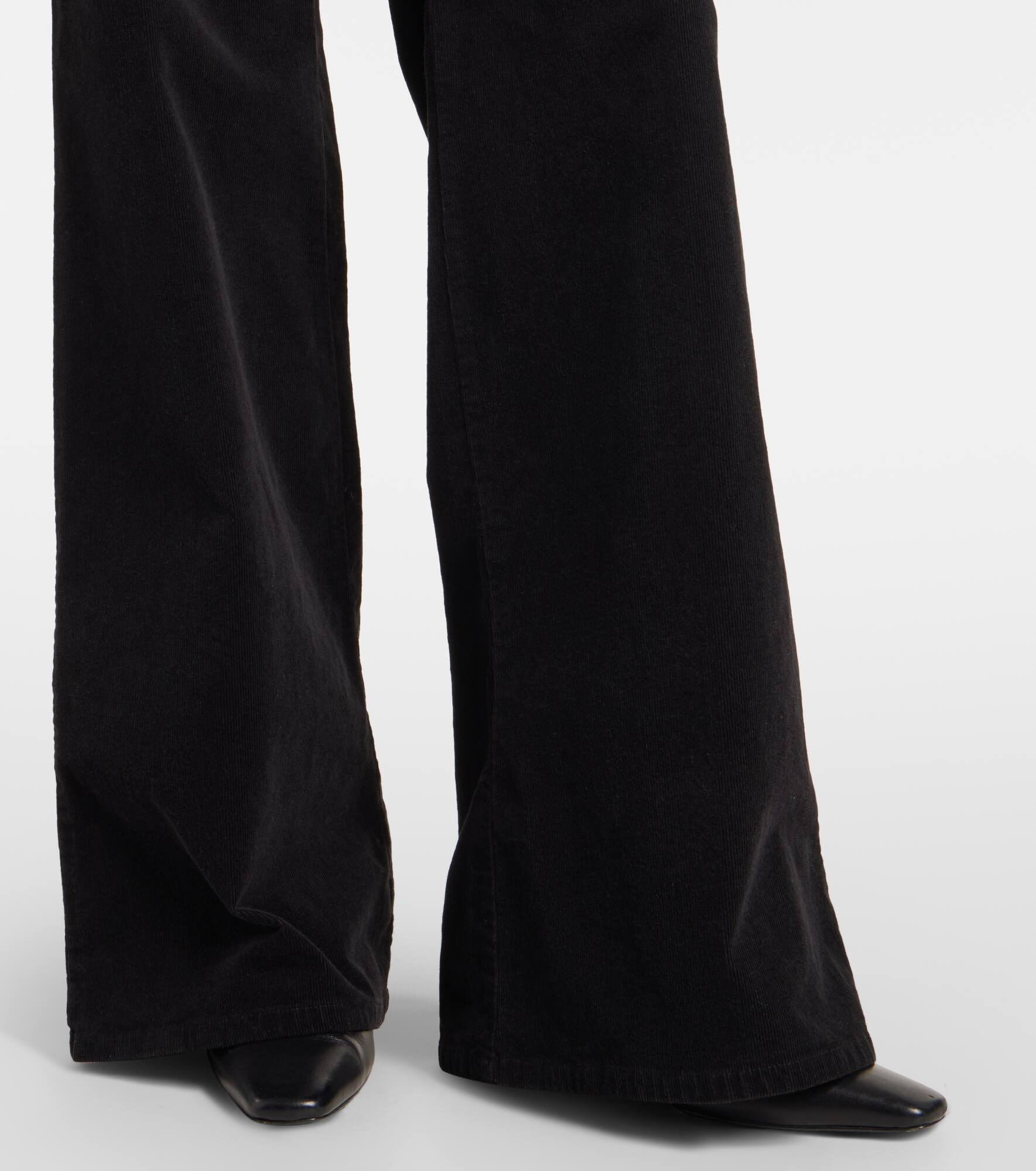 Florence cotton-blend corduroy flared pants - 5