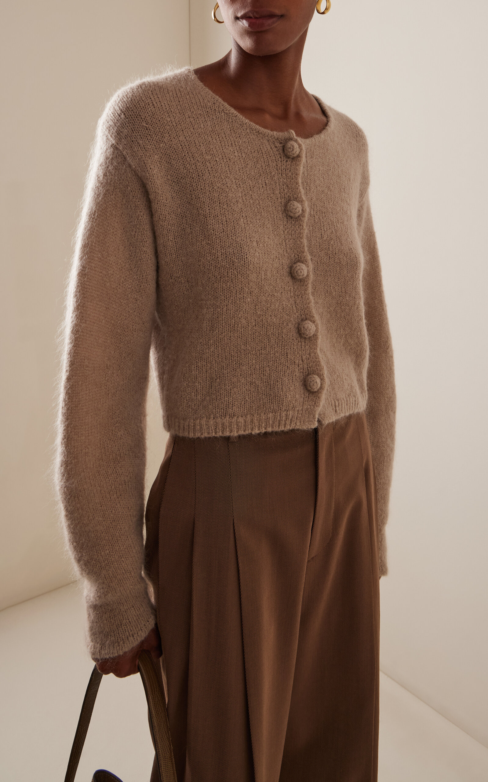 Zharea Wool Cardigan neutral - 3