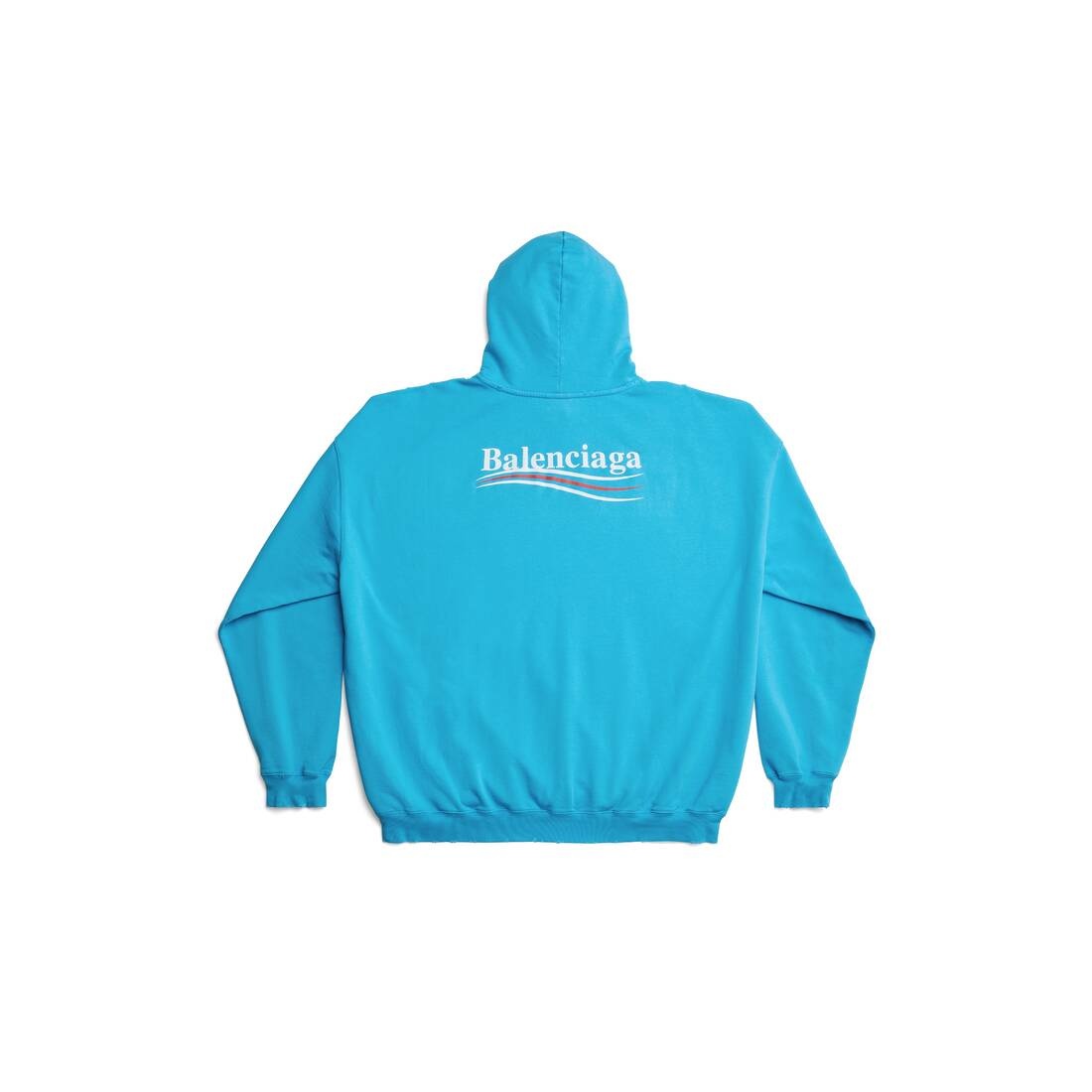 Political Campaign Hoodie Large Fit in Blue Sky - 6