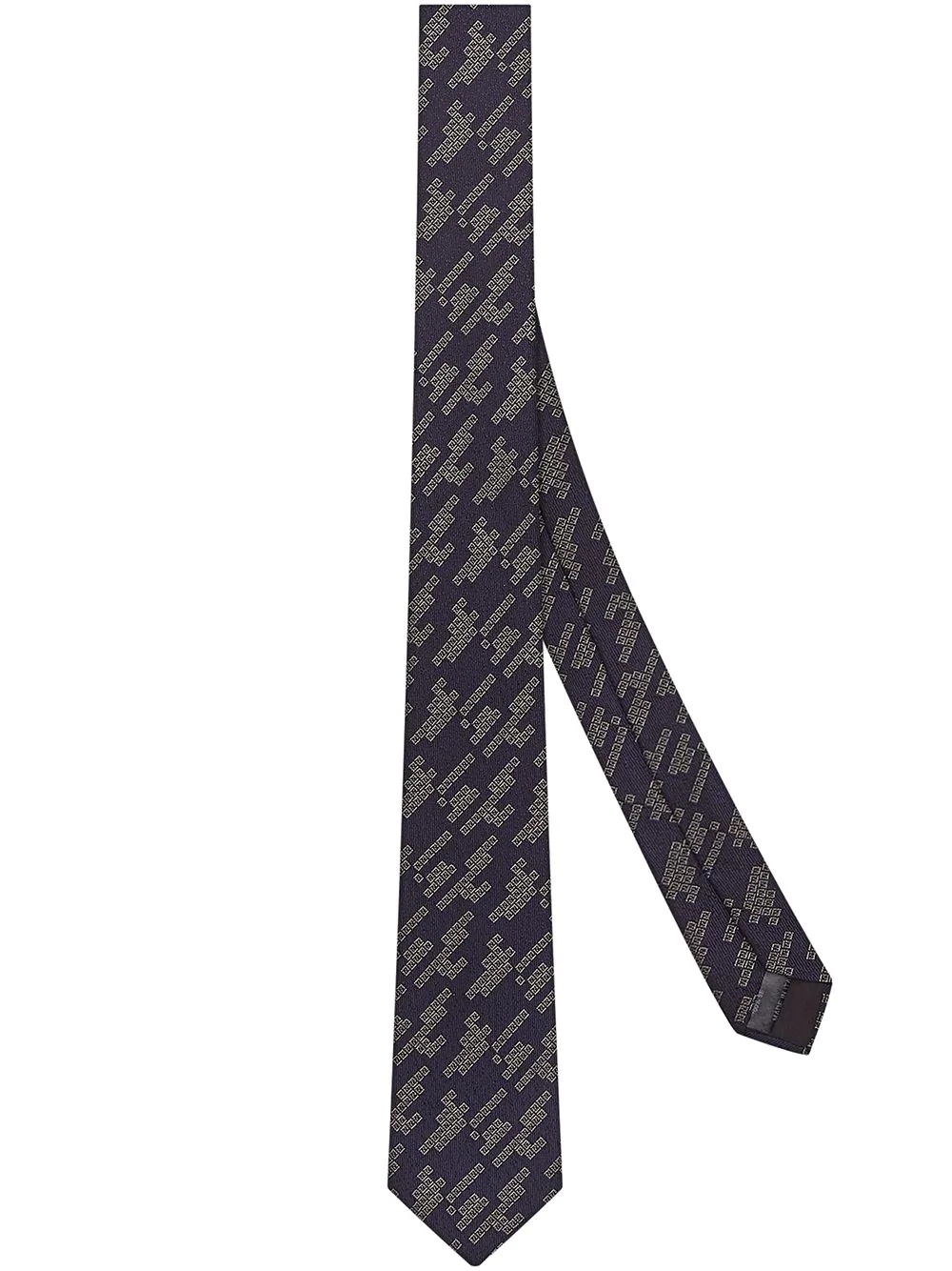 square-pattern tie - 1