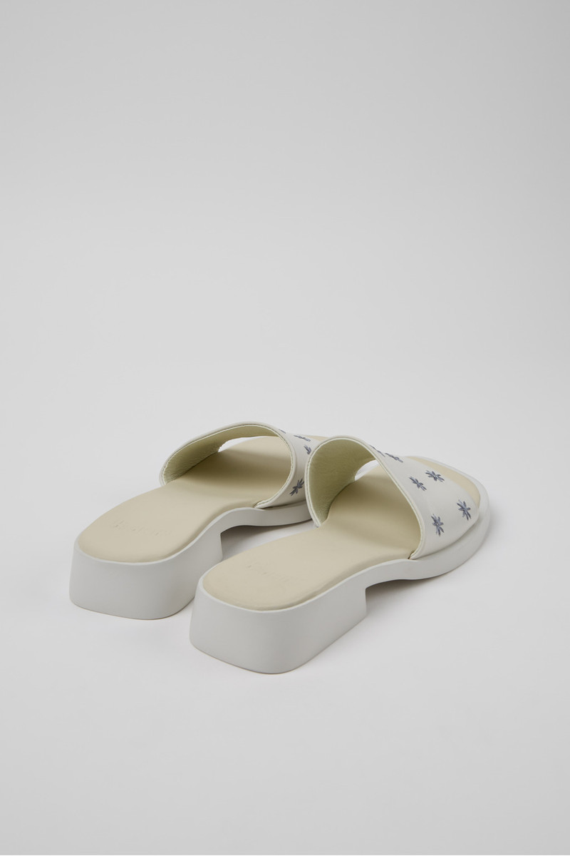 CAMPERLAB White Leather Sandals for Women. outlook