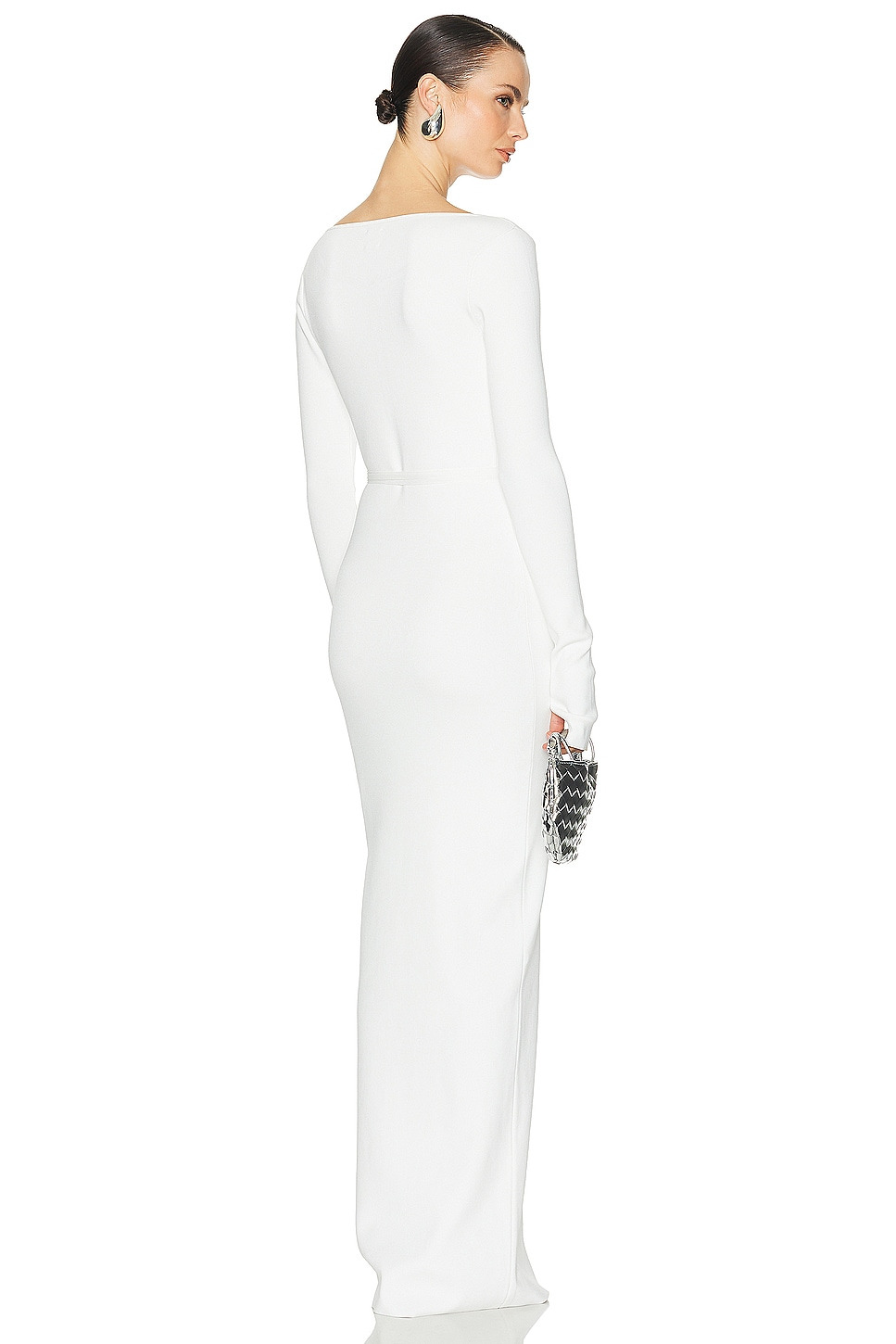 Niall Deep V Neck Dress - 5