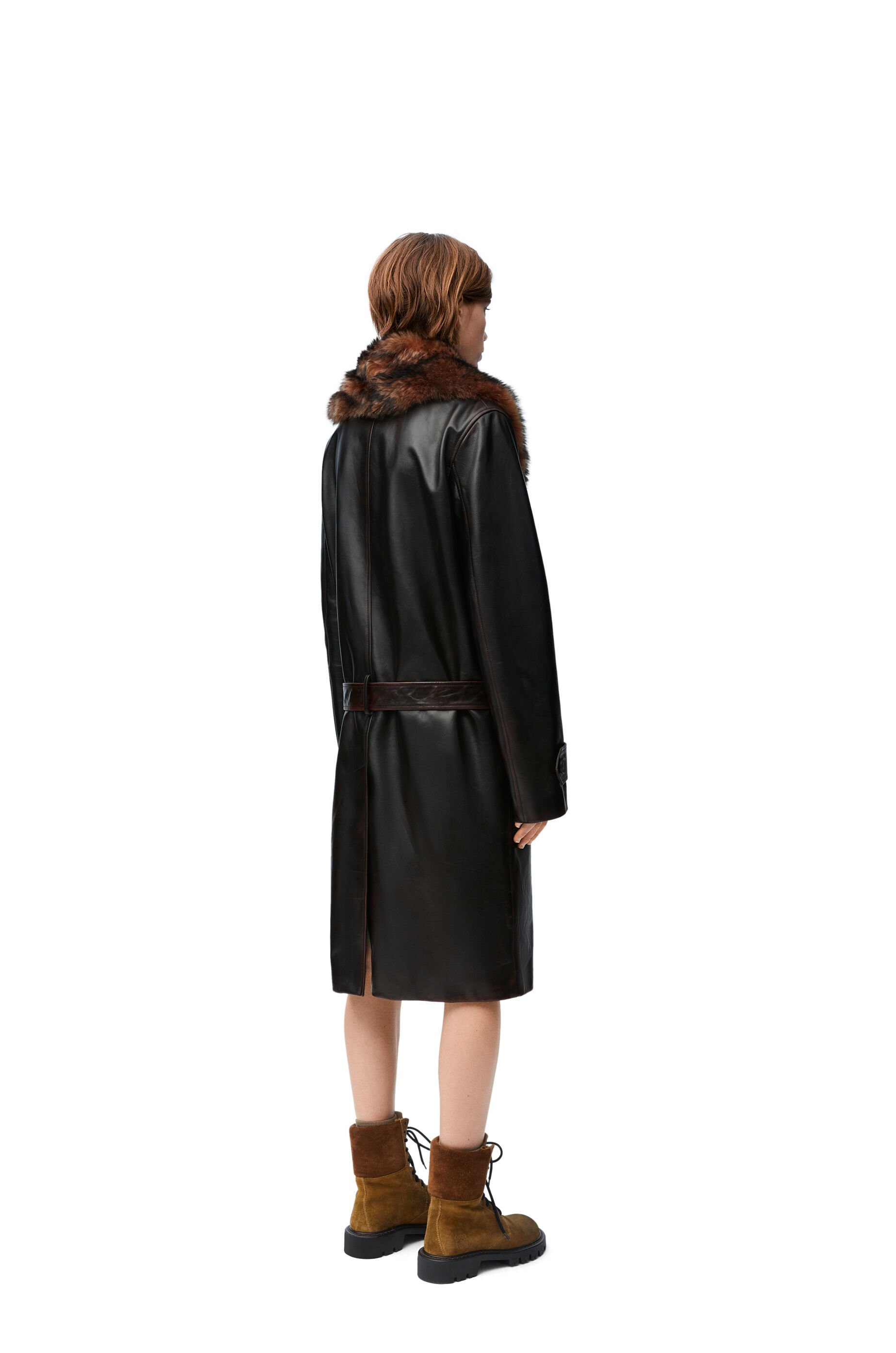 Coat in nappa calfskin - 3