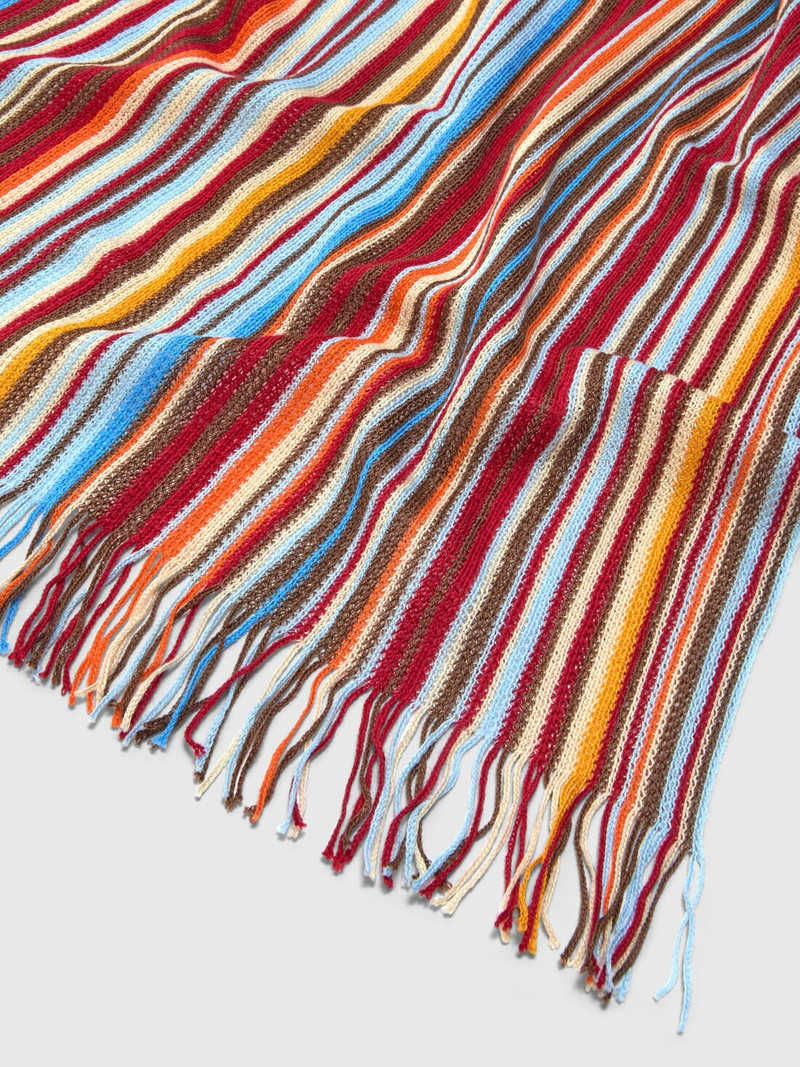 Missoni 100% Cotton Striped Pattern Scarf outlook