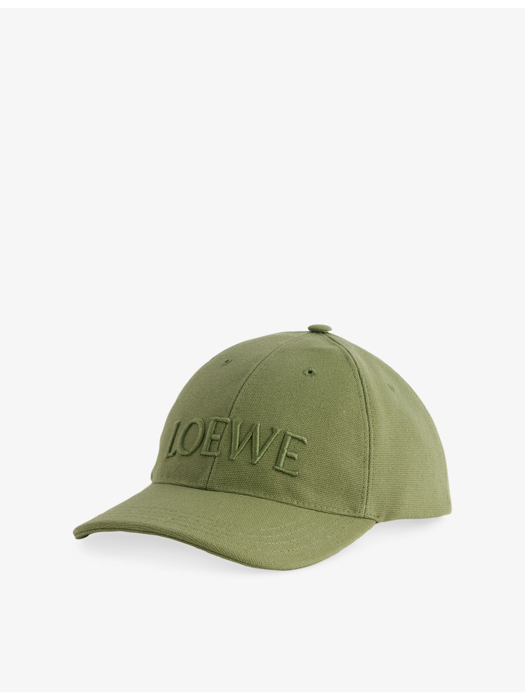 Embroidered Cotton Baseball Cap - 1