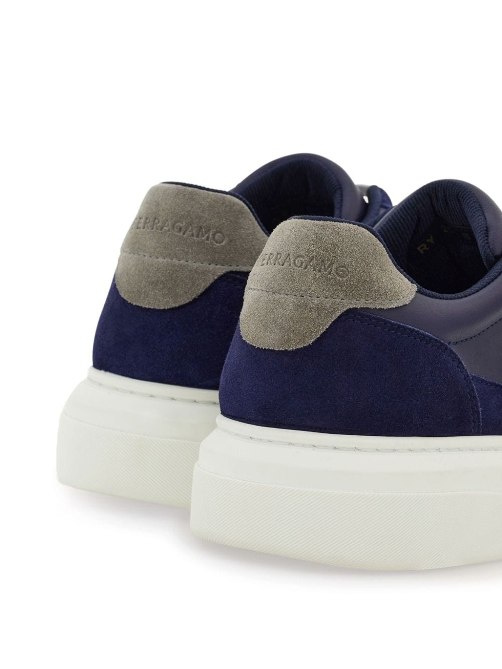 Gancini leather sneakers - 3