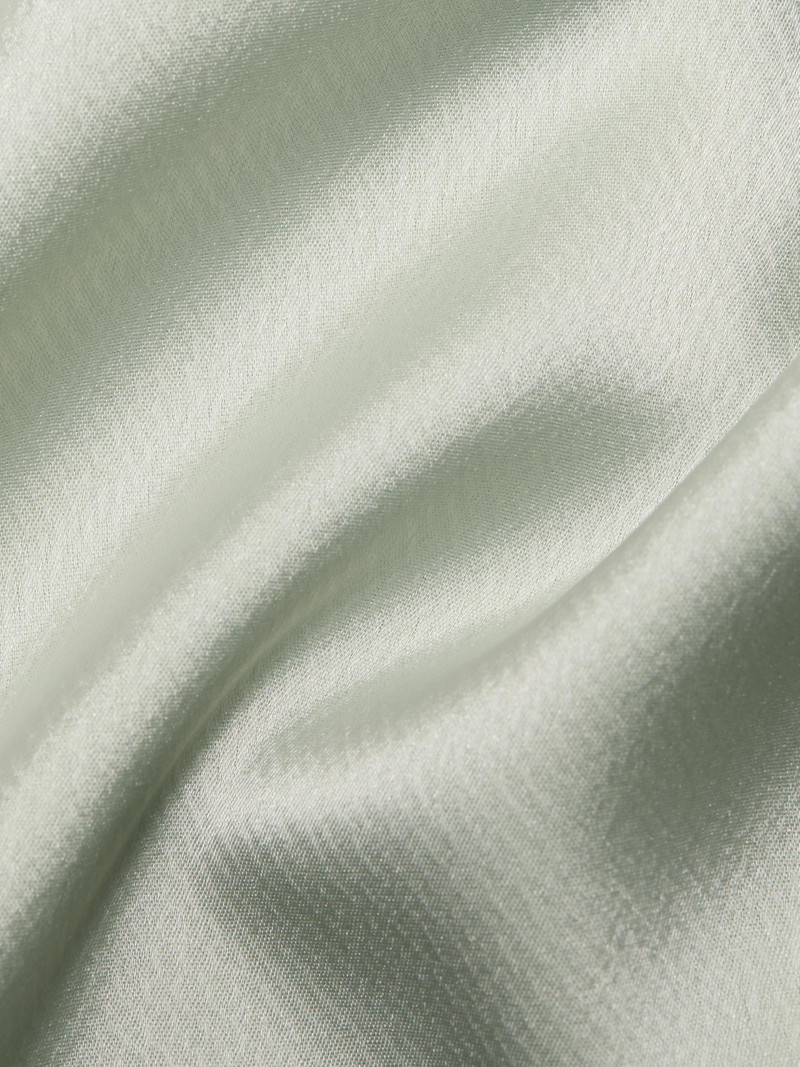 Women's Barb Satin Crewneck Cardigan - Watercress 7