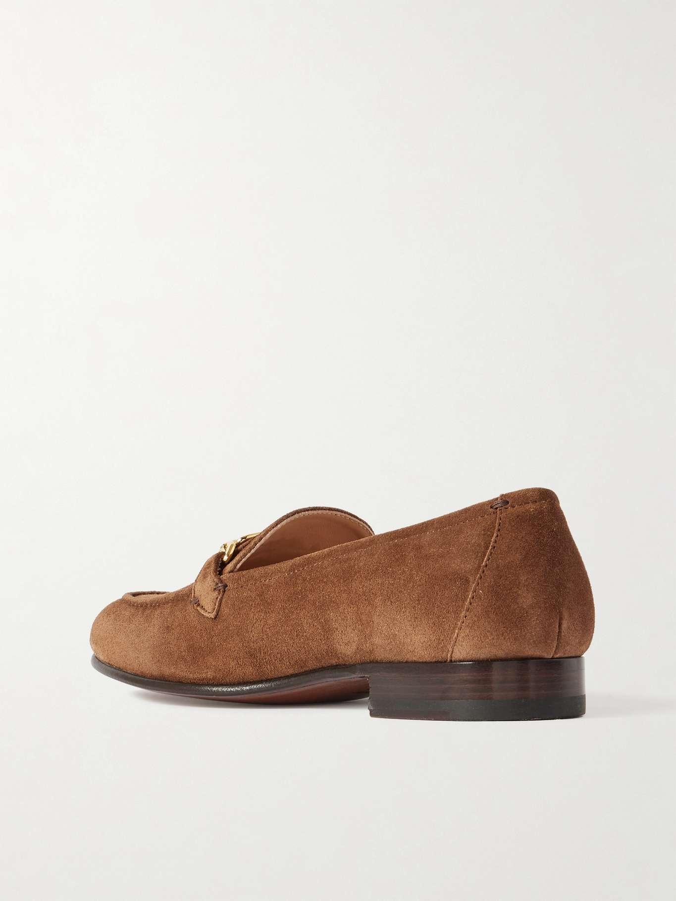 Embellished suede loafers Brown - 3