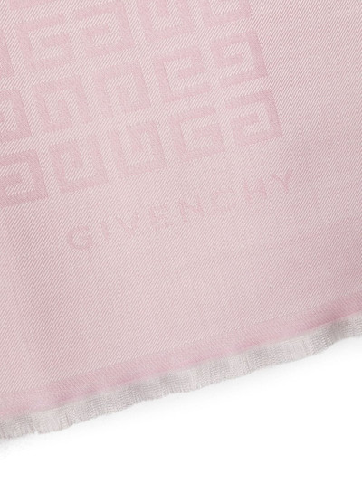 Givenchy 4G-motif lurex scarf outlook