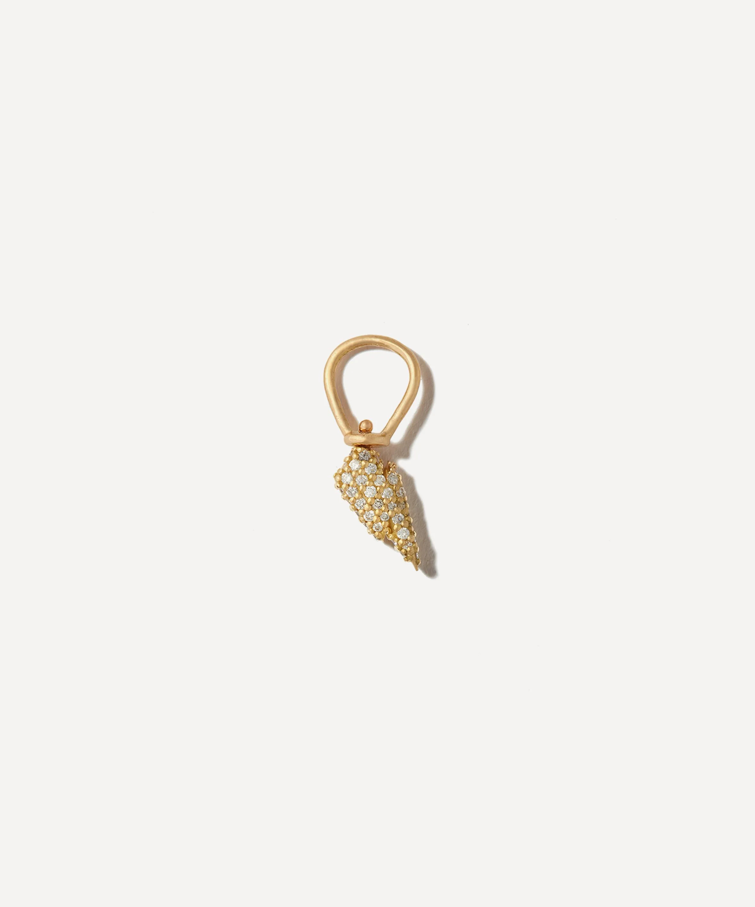 18ct Gold Allstone Itty Bitty Bolt Charm - 1