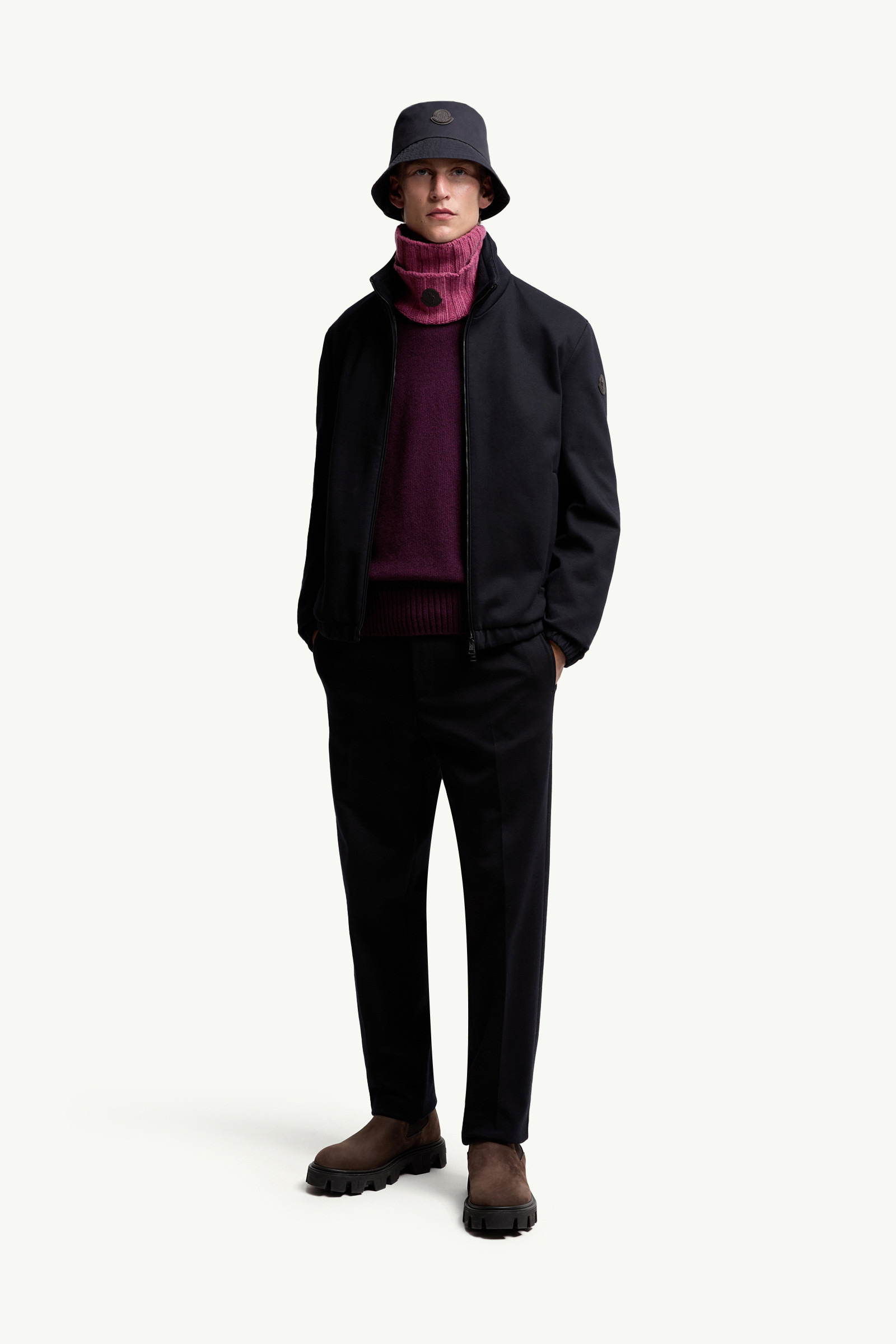 Cotton Blend Tailored Pants - 2