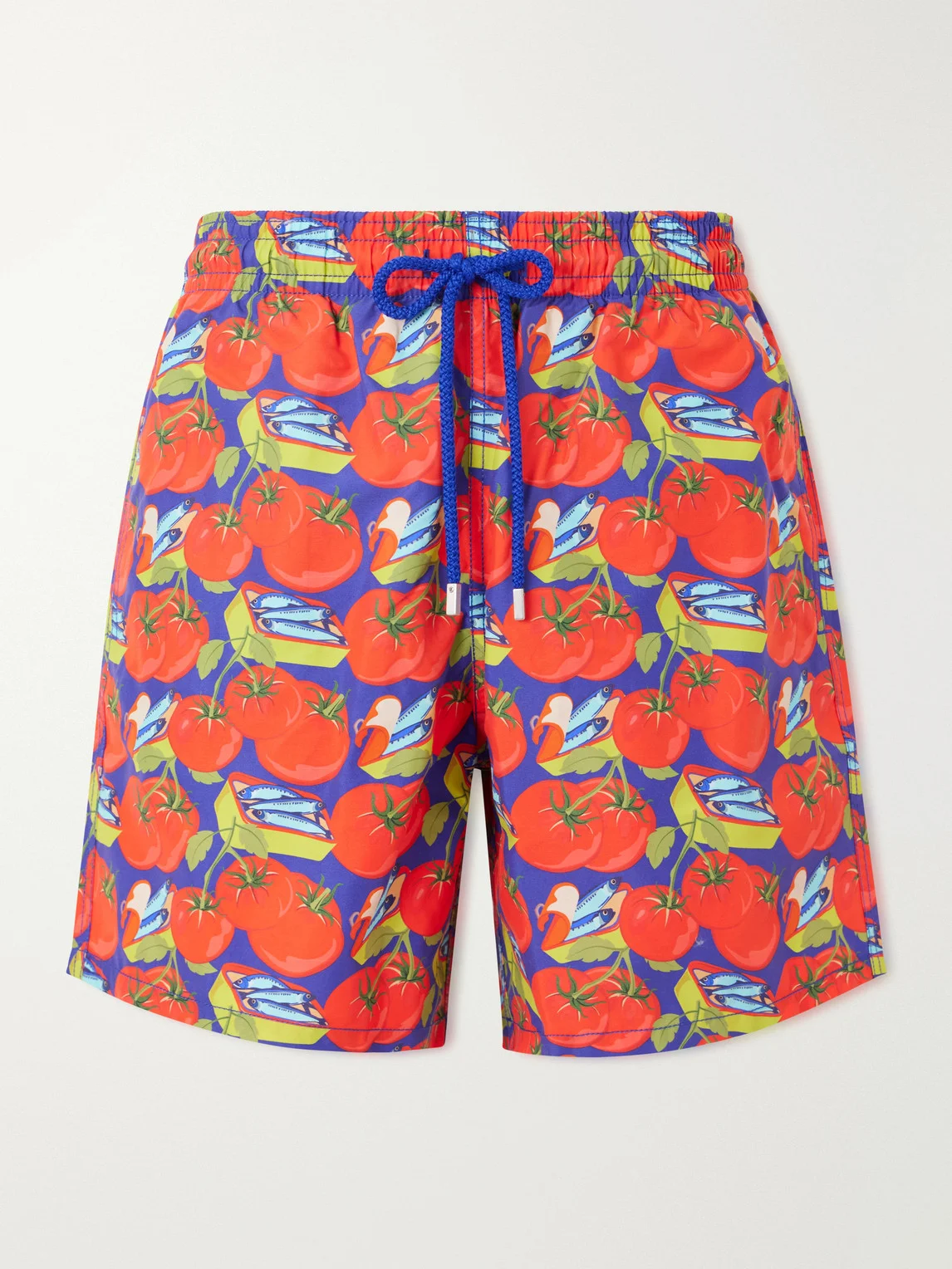 Moorea Straight-Leg Mid-Length Printed Recycled Swim Shorts - 1