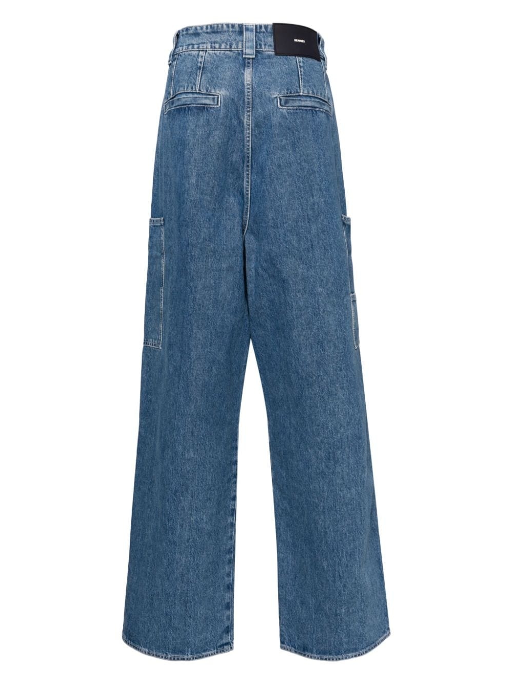 faded-effect wide-leg jeans - 2