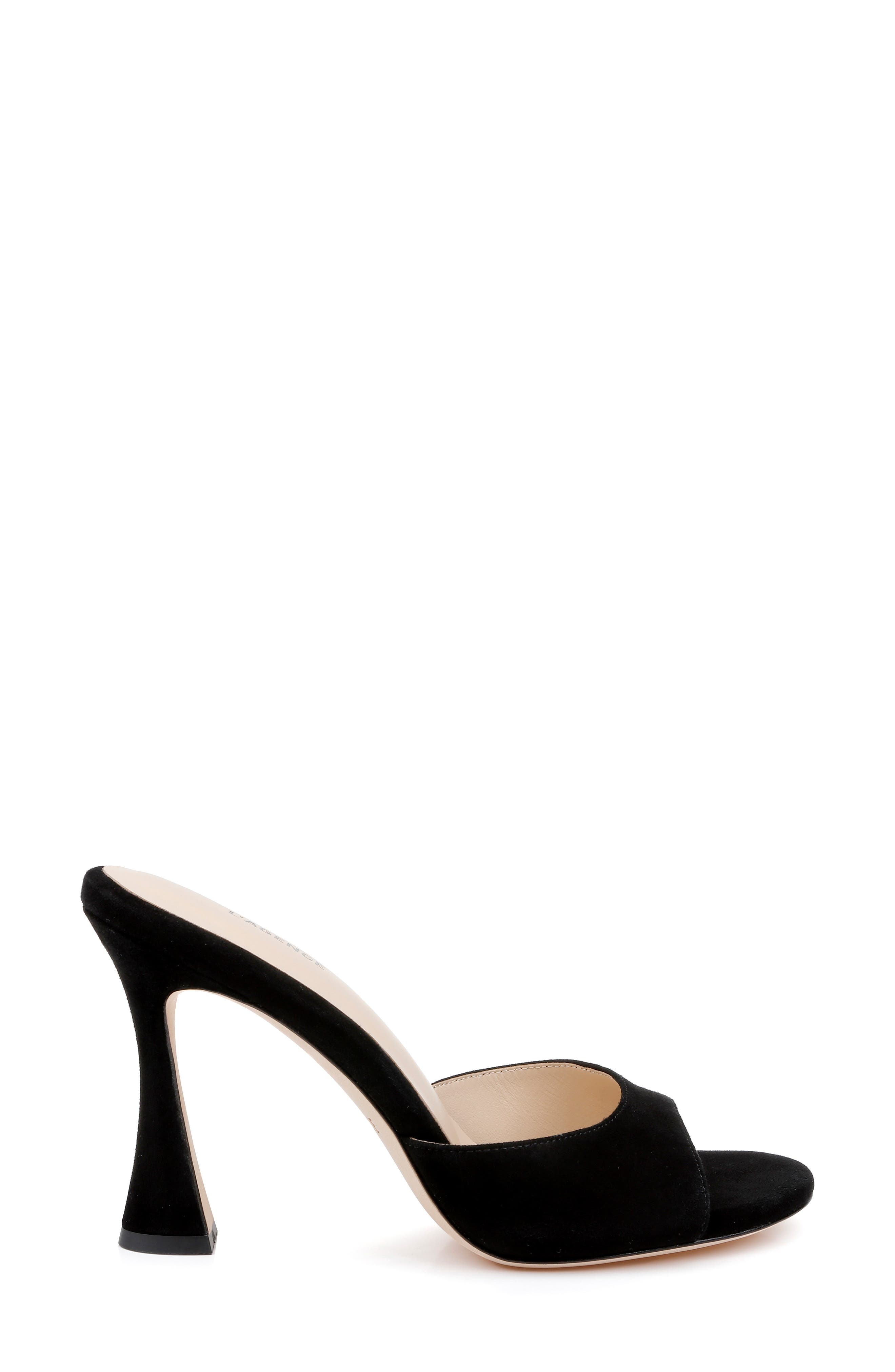 L'AGENCE Avery Slide Sandal in Black at Nordstrom - 3