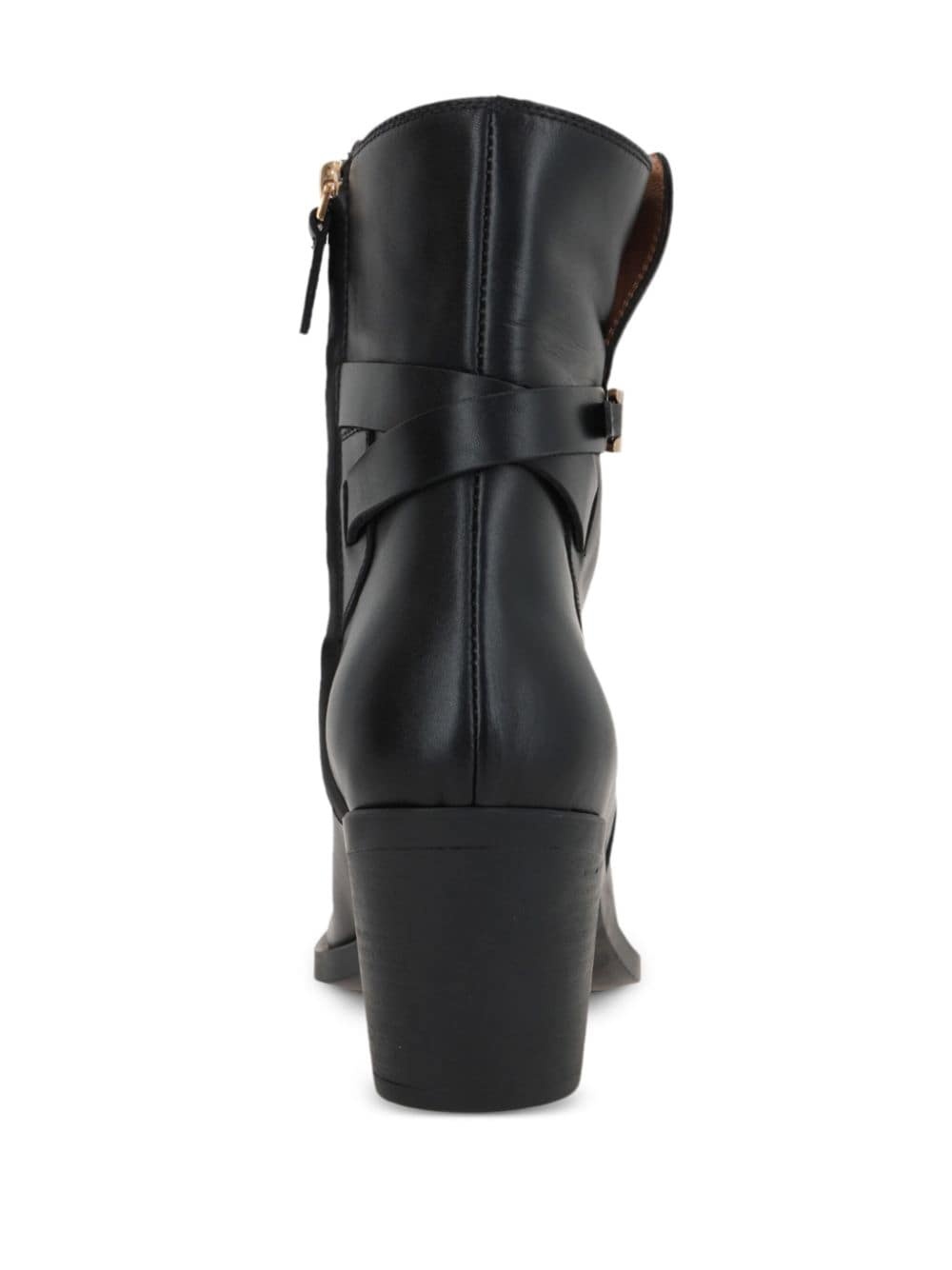 65mm leather ankle boots - 3