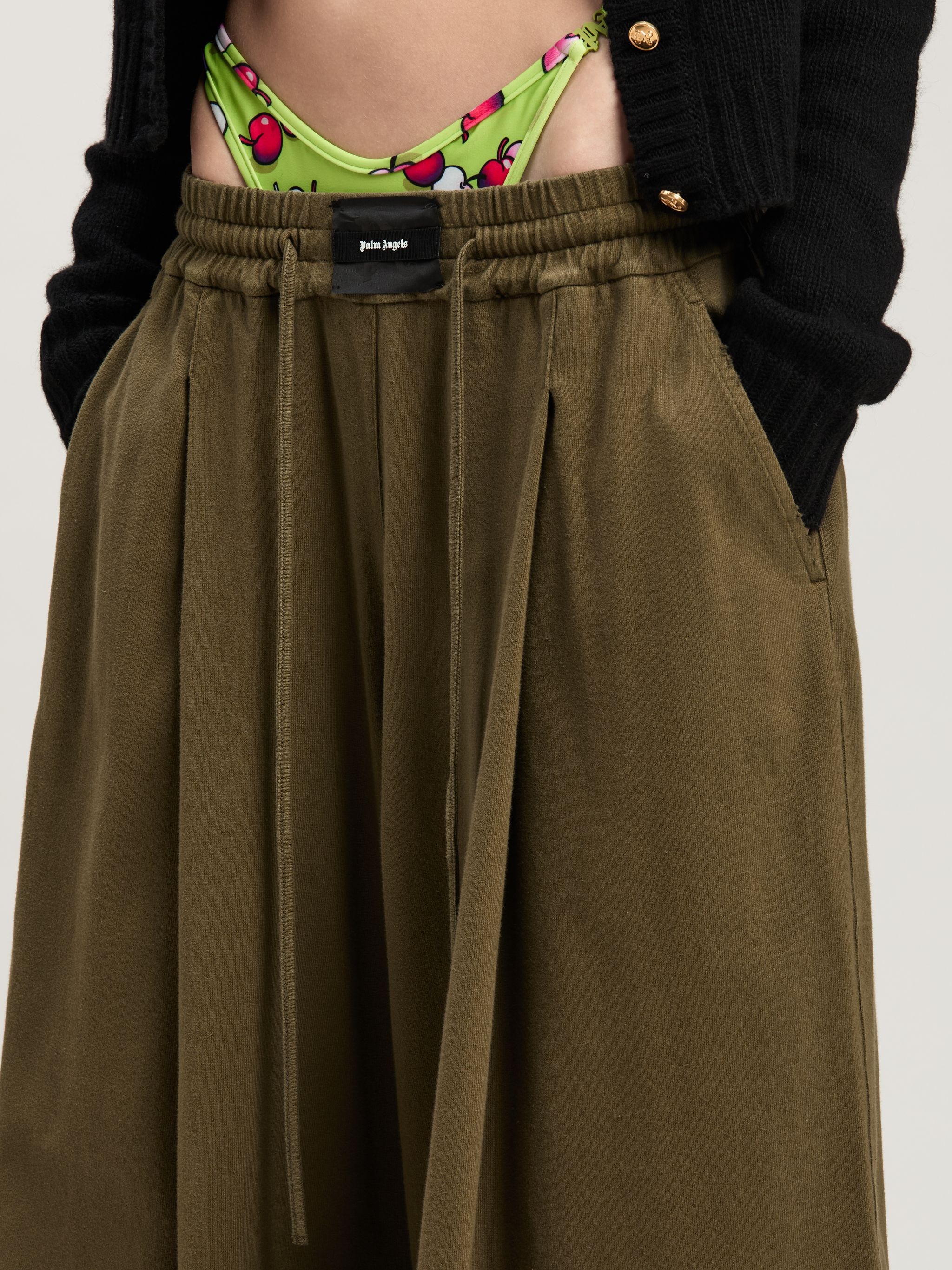 Monogram Wide Leg Sweatpants - 6